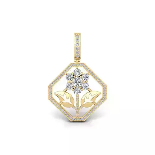 leaf Pendent 3d Model