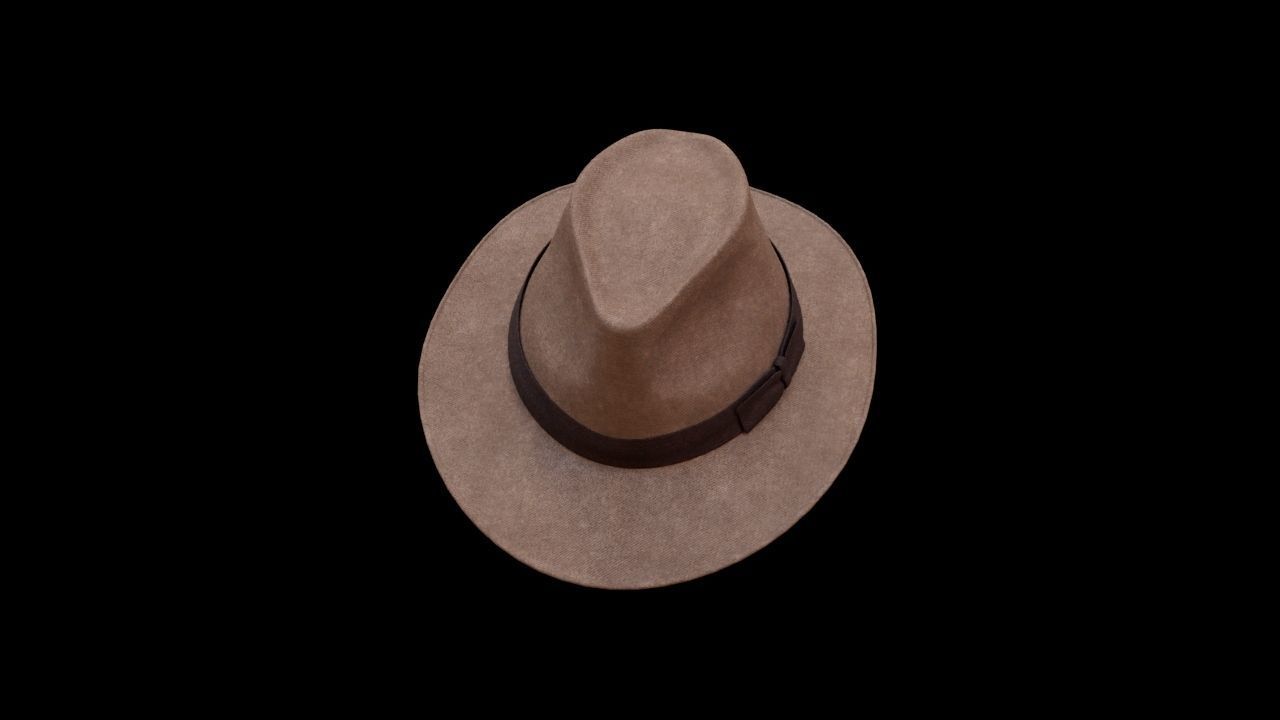 CowBoy Hat 3D model_5