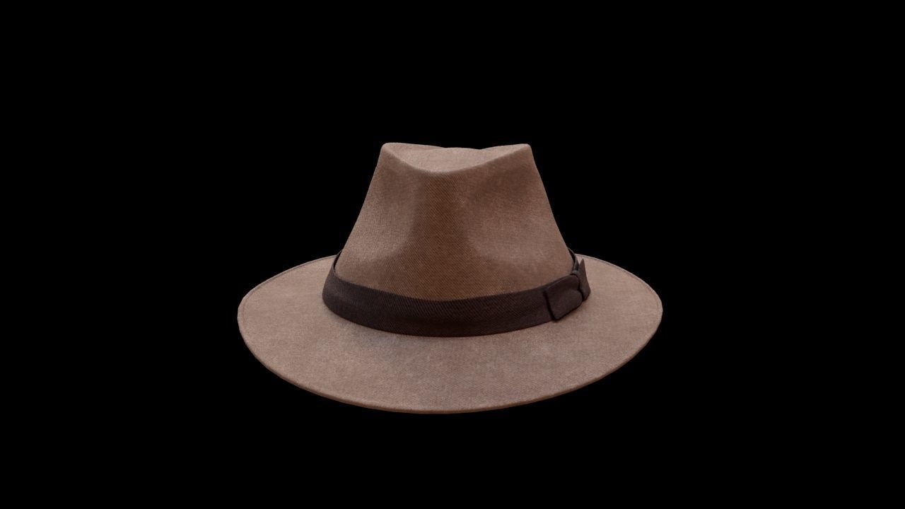 CowBoy Hat 3D model_8