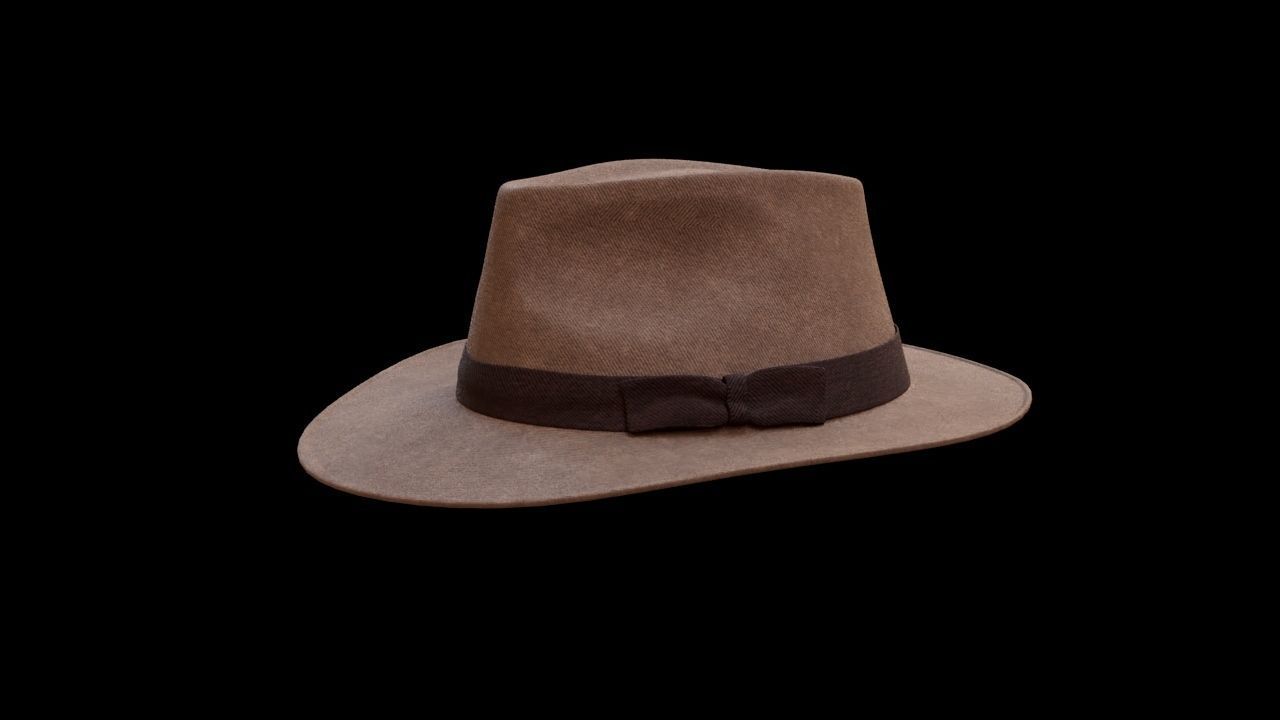 CowBoy Hat 3D model_6