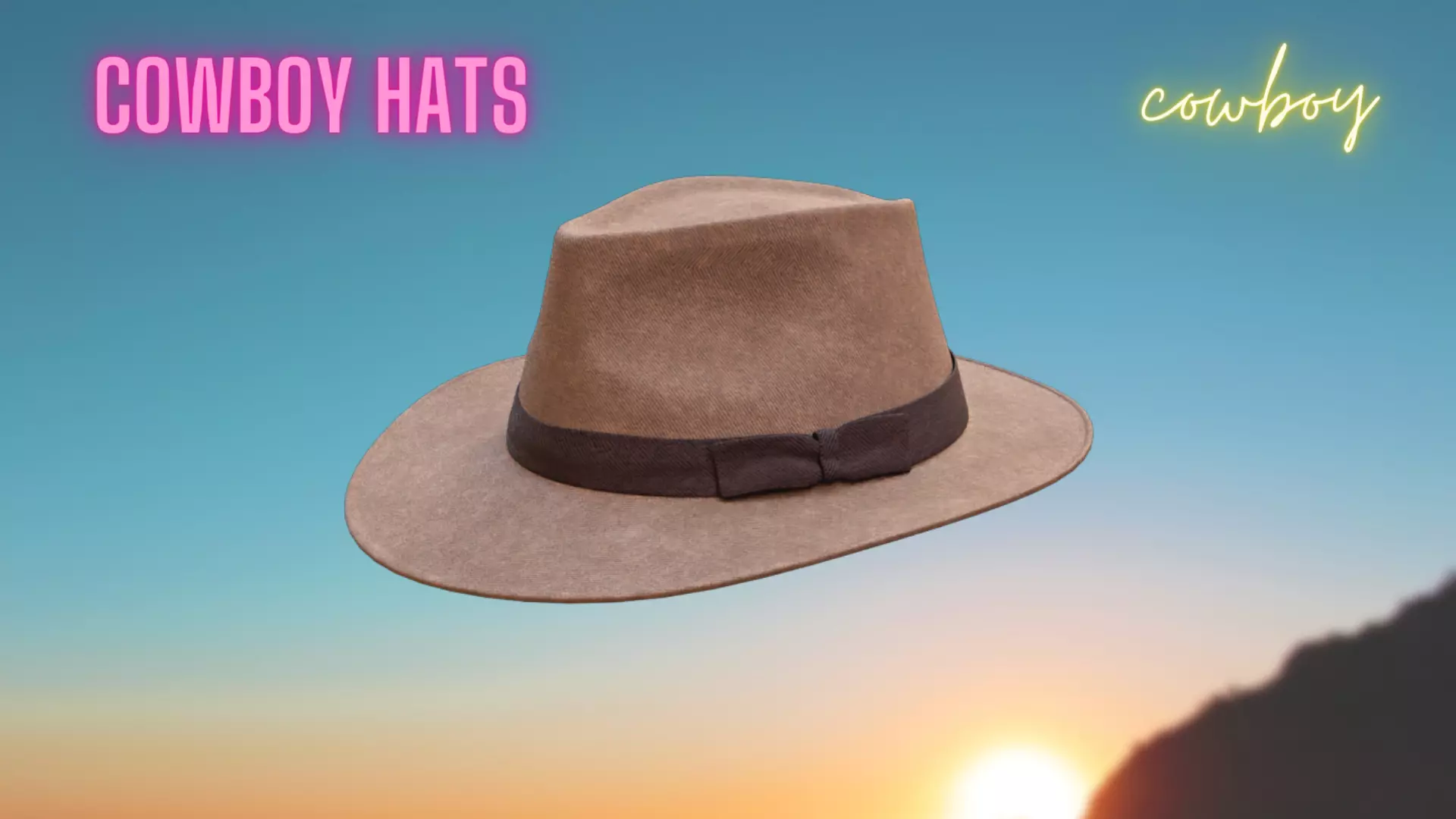 CowBoy Hat 3D model_0
