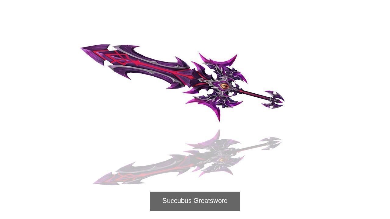 Succubus Weapons 3D Model Collection_9