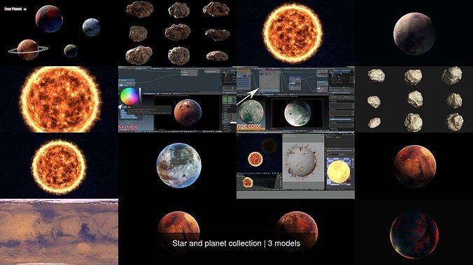 Star and planet collection 