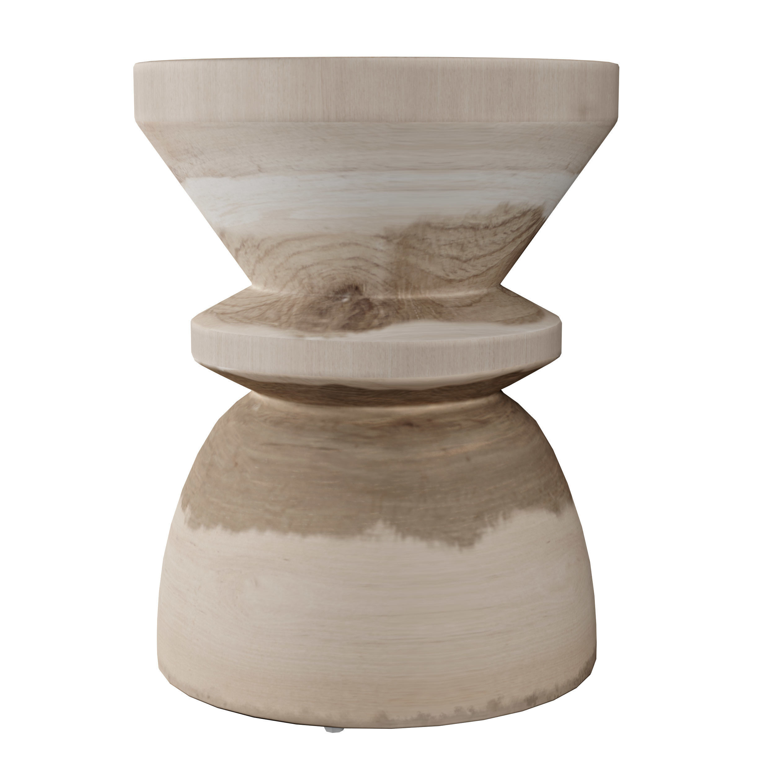 Stools and table Natural Uniqwa 3D model_3