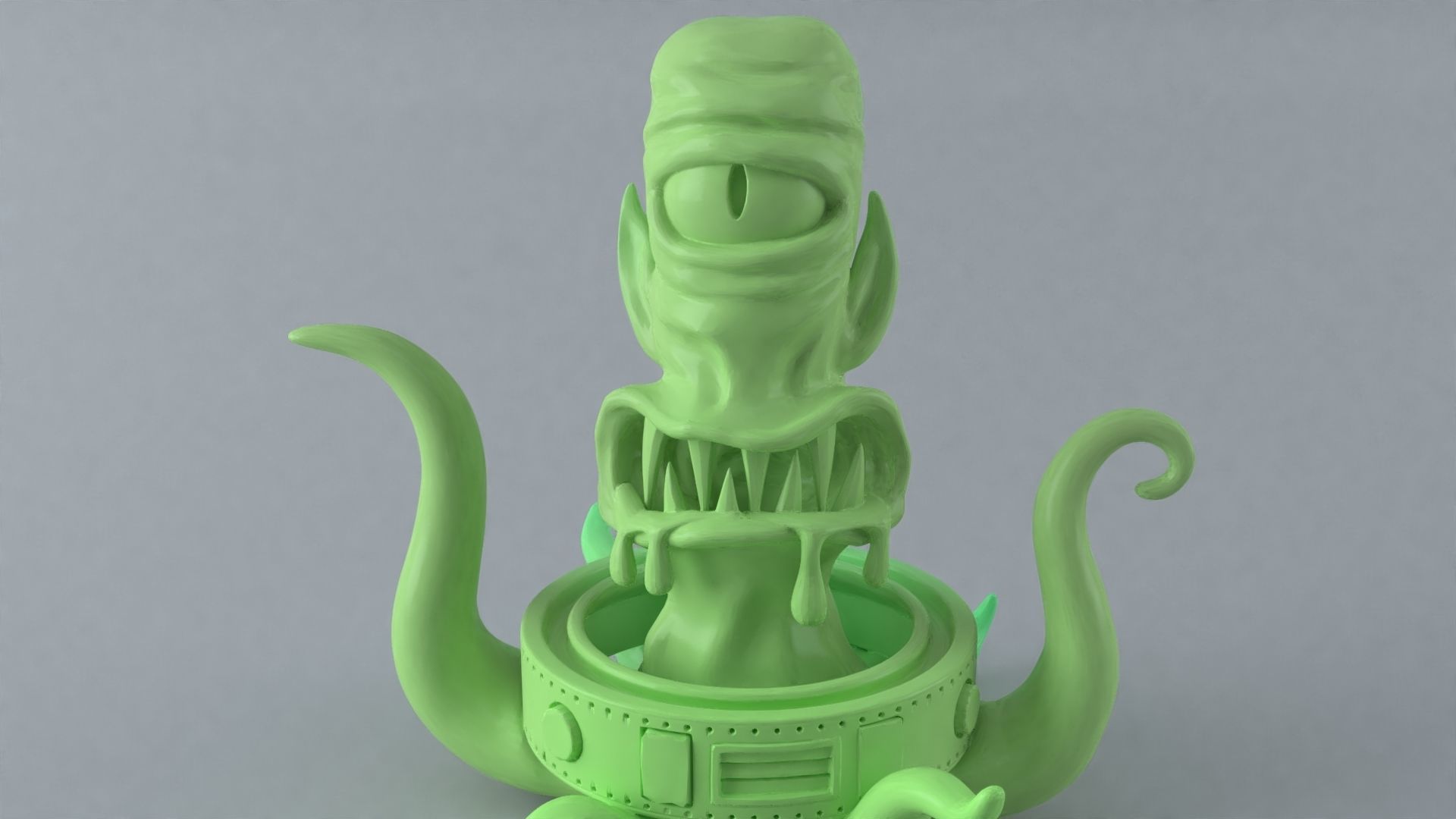 Kang from The simpsons 3D print model_3
