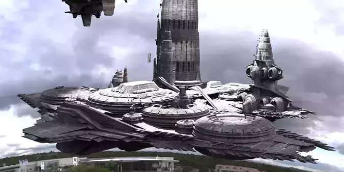 Star Ship Grand battleship 7 designs