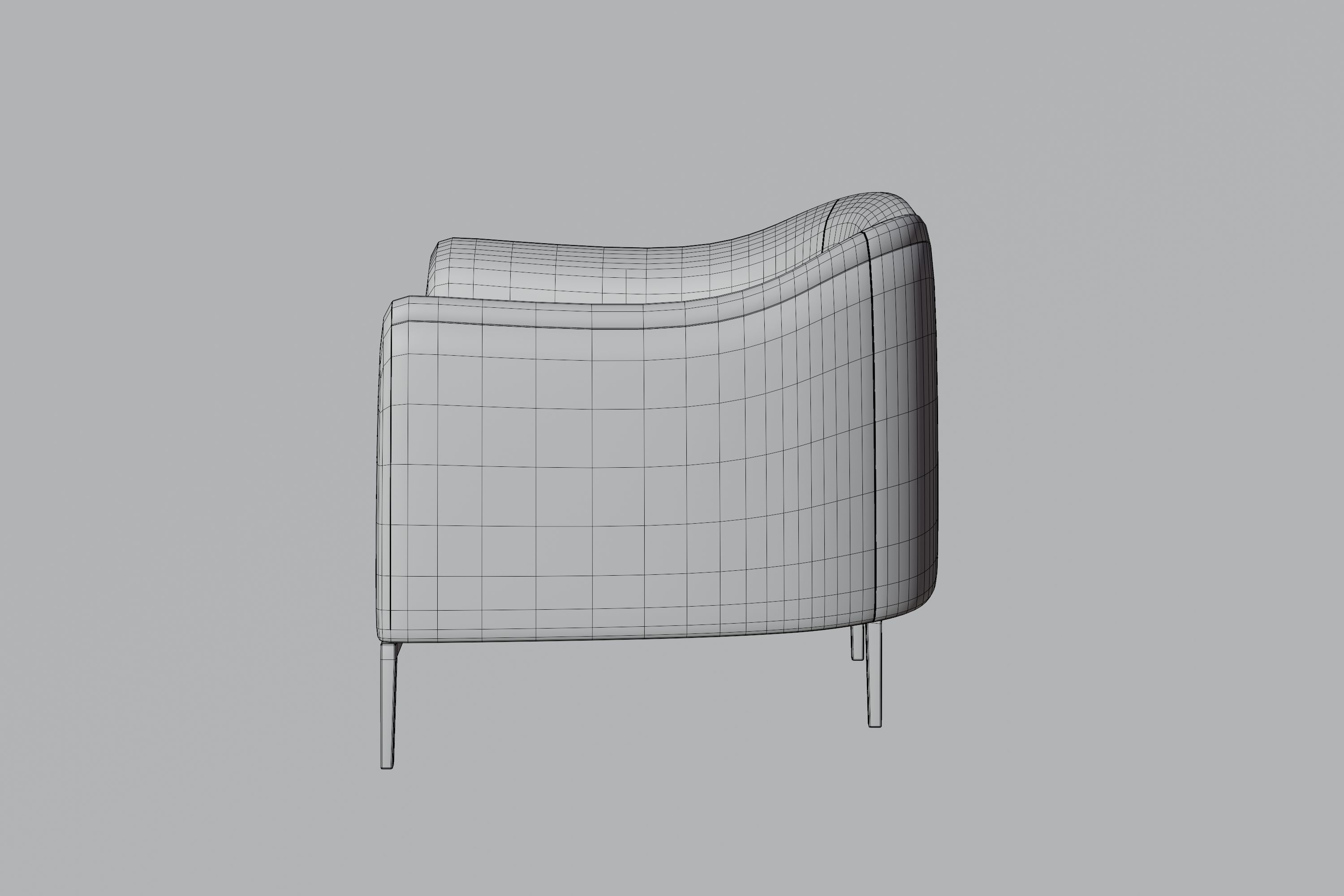 Furniture person lounge chair 3D Model Collection_14