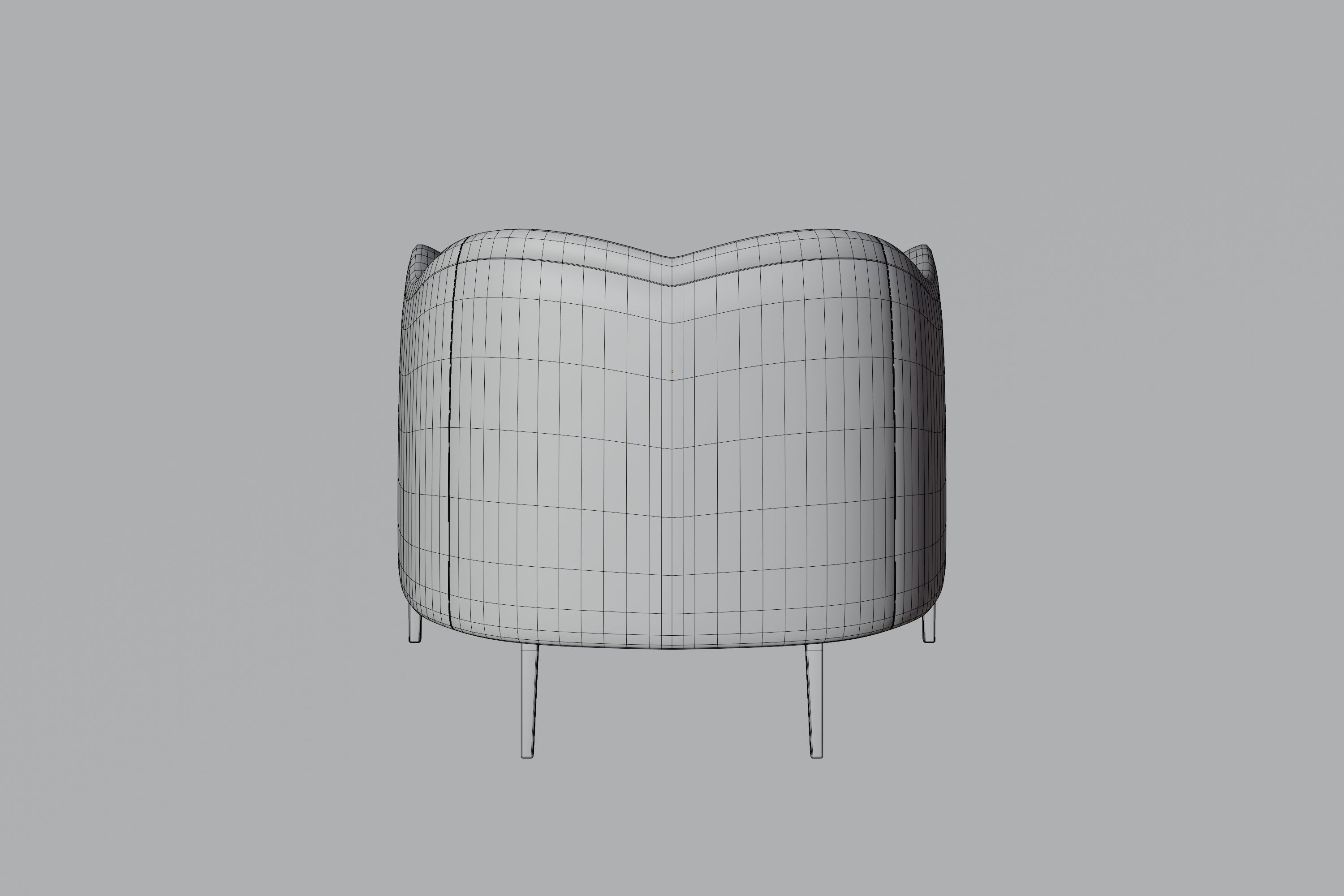 Furniture person lounge chair 3D Model Collection_10