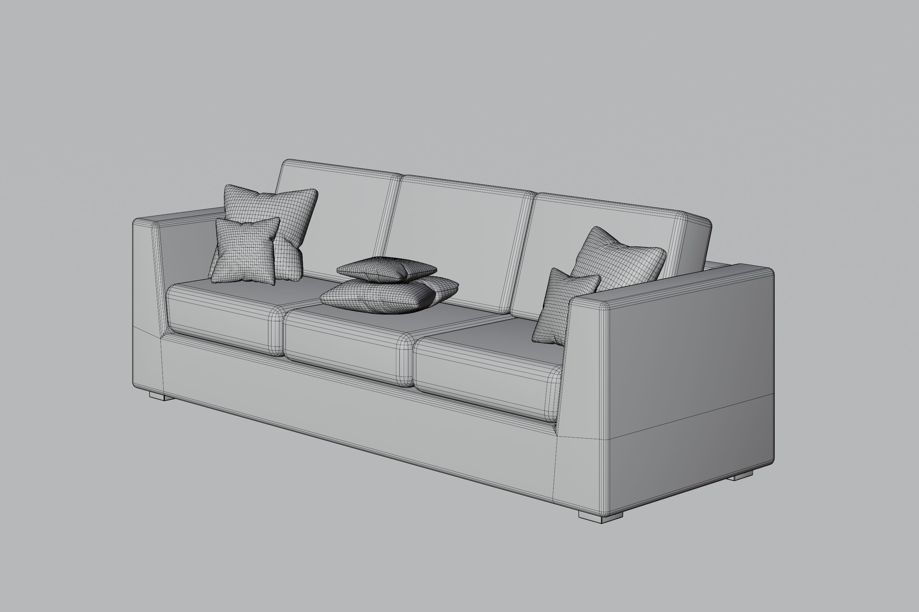 Furniture person lounge chair 3D Model Collection_33