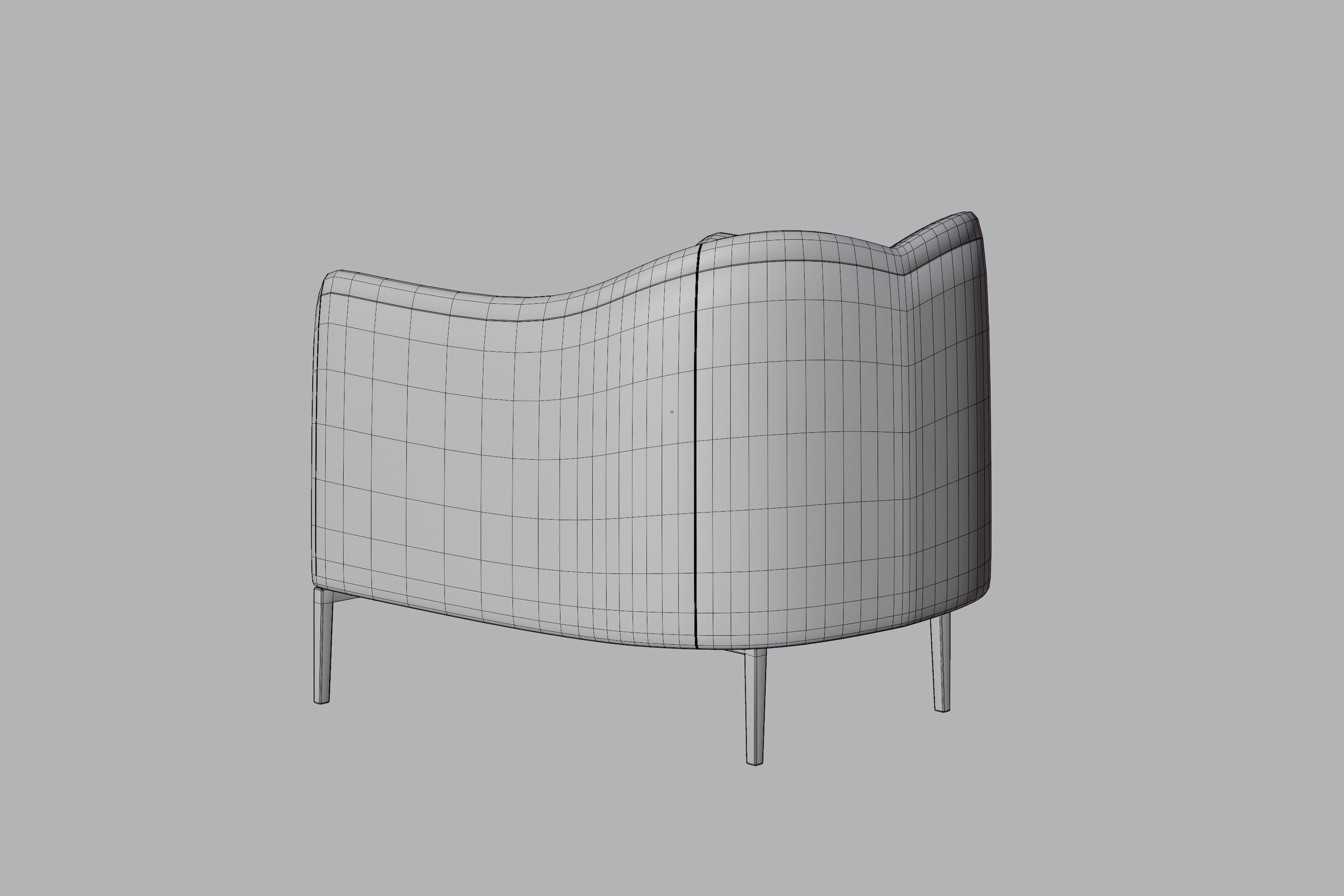 Furniture person lounge chair 3D Model Collection_12