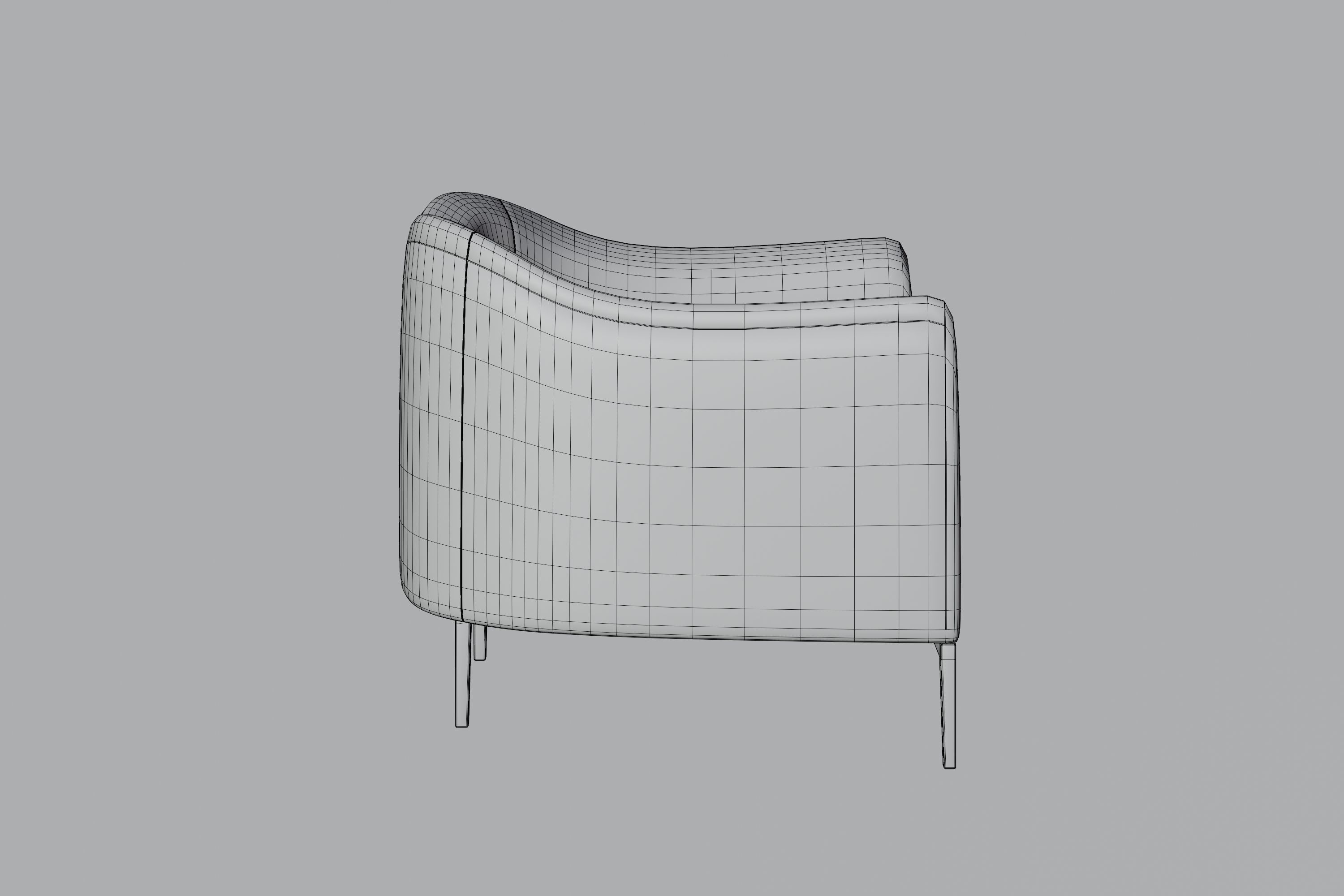 Furniture person lounge chair 3D Model Collection_6