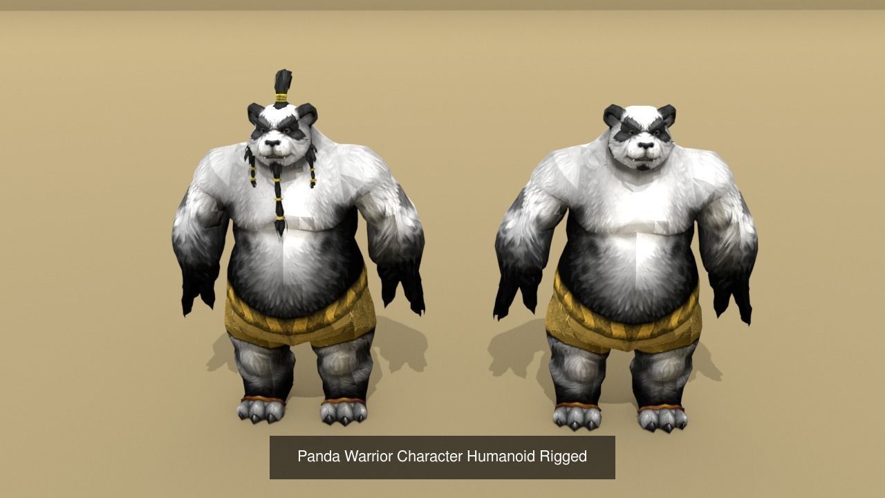 7 Rigged Character Pack 3D Model Collection_6