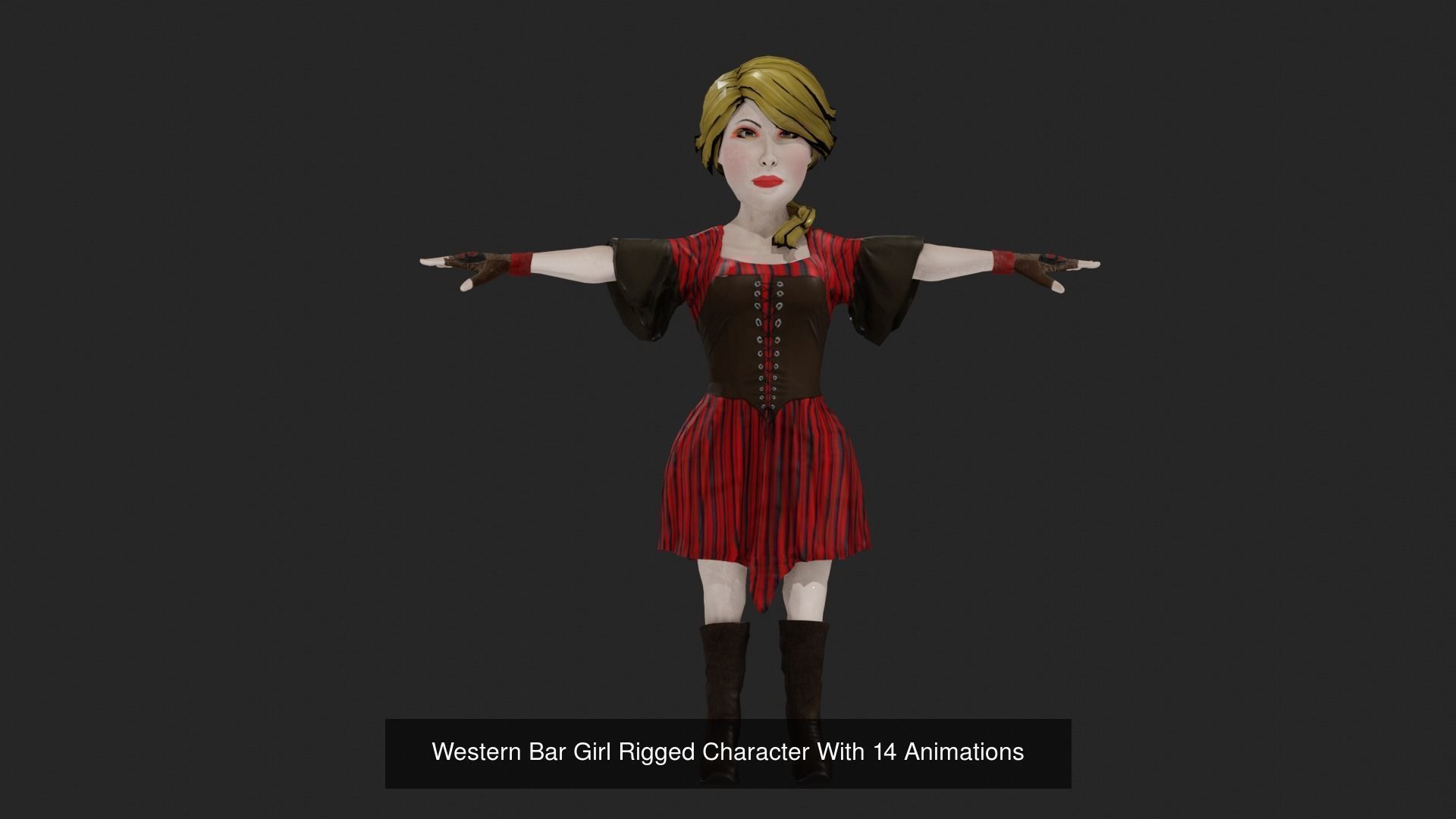 7 Rigged Character Pack 3D Model Collection_9