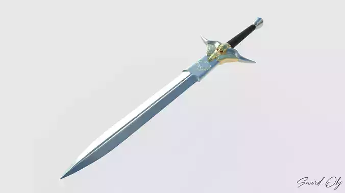 Devil Sword 3D Model No Reference Unique