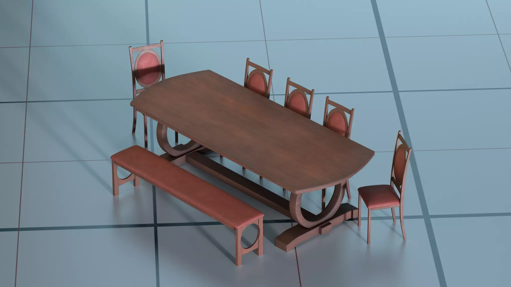 Diring room 3Dmodels PBR 3D model_0