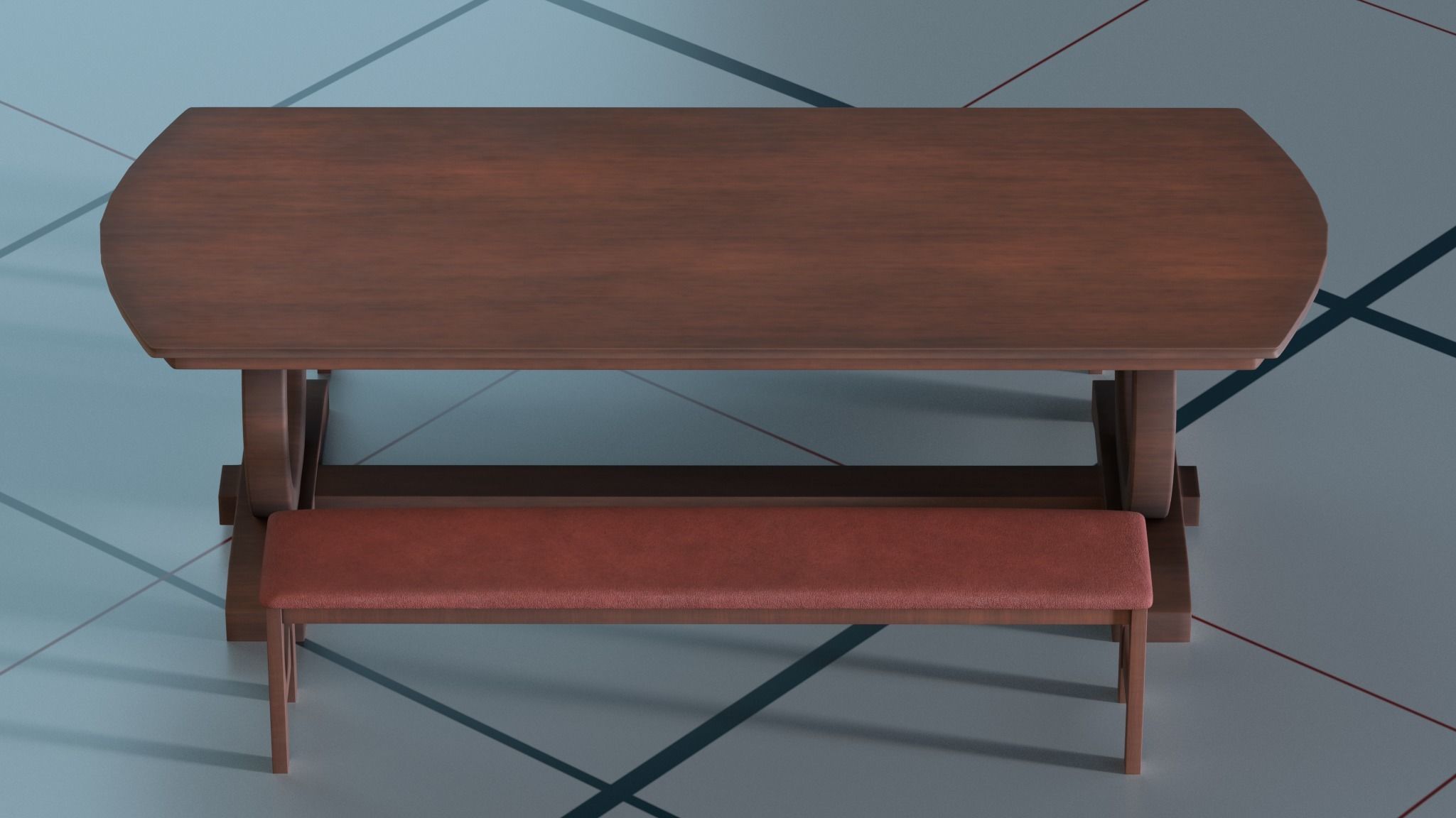 Diring room 3Dmodels PBR 3D model_31