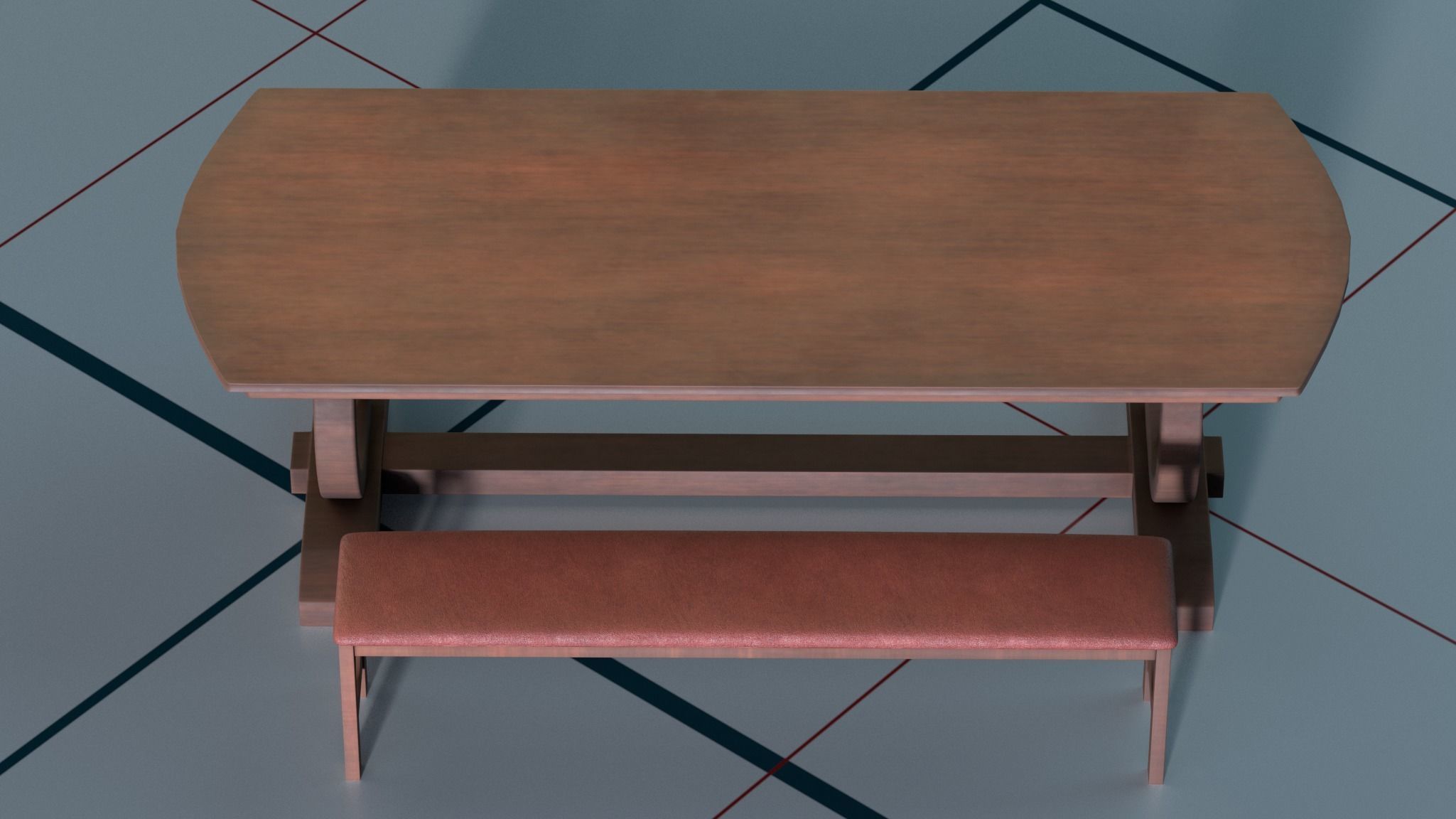 Diring room 3Dmodels PBR 3D model_7