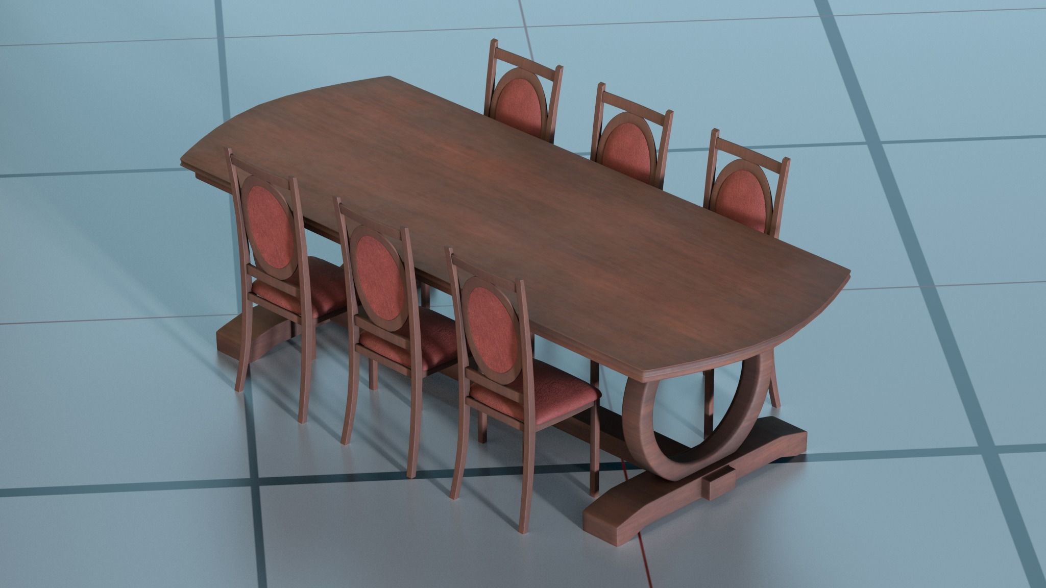 Diring room 3Dmodels PBR 3D model_24