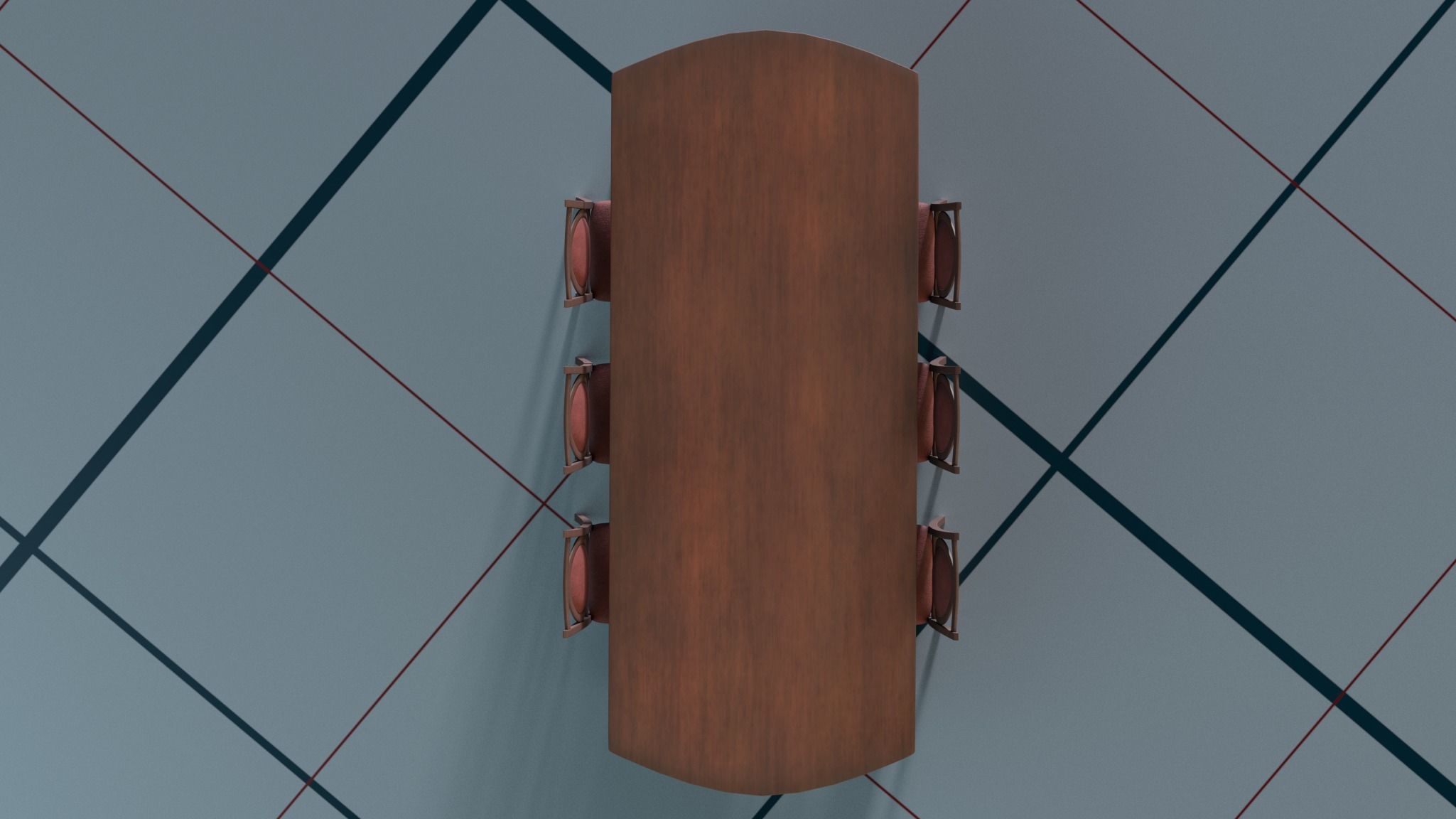 Diring room 3Dmodels PBR 3D model_34