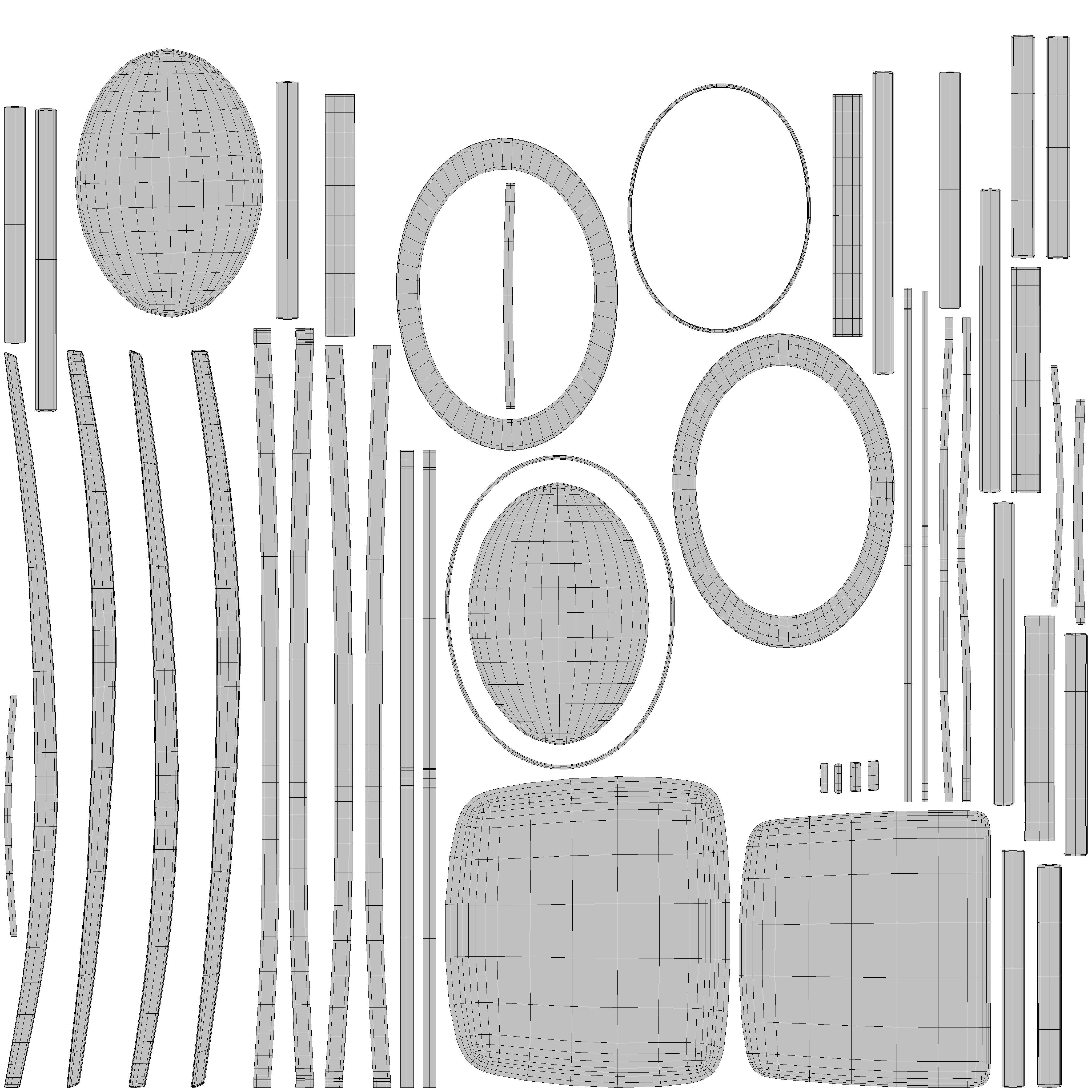 Diring room 3Dmodels PBR 3D model_37