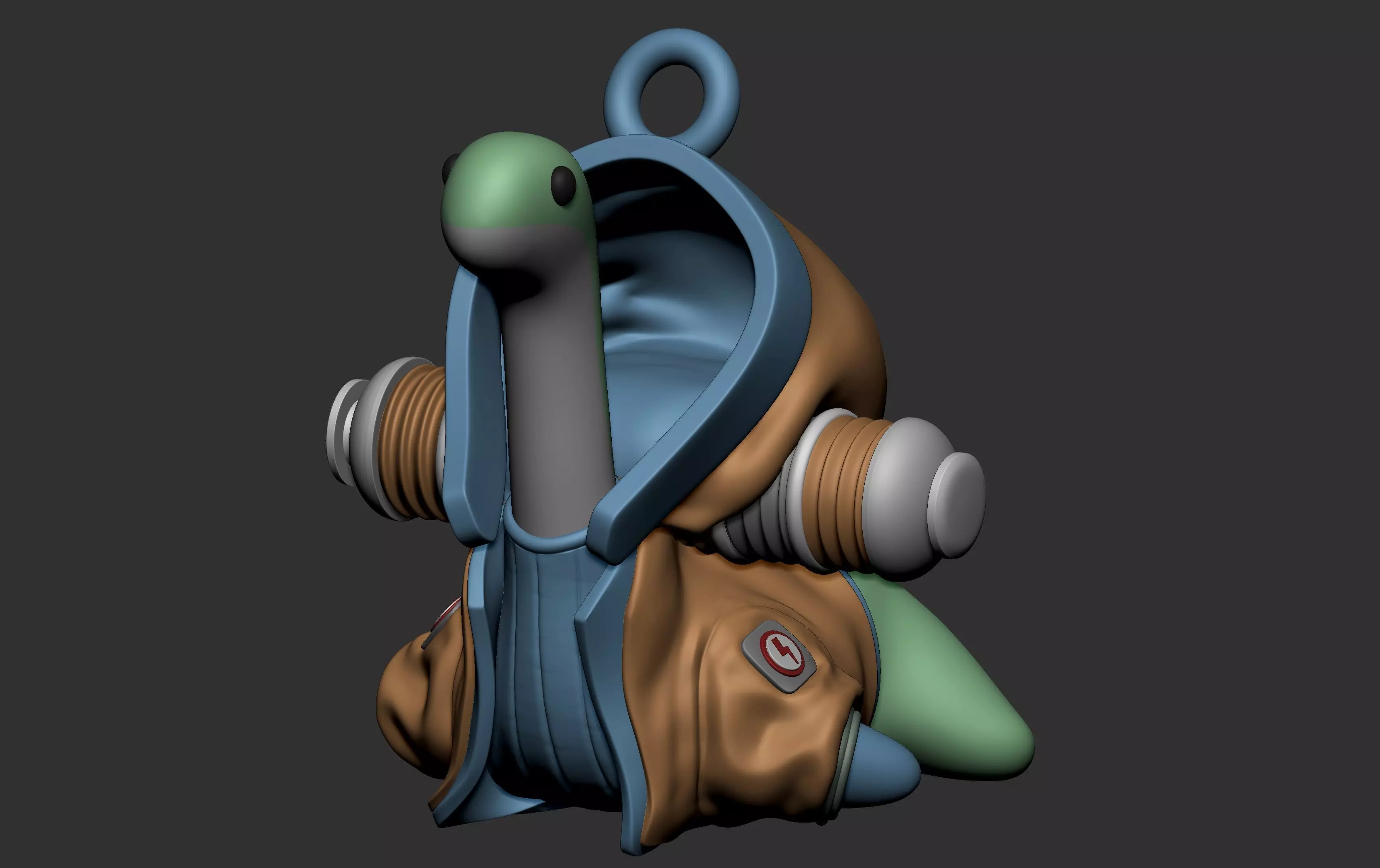 Apex legends nessie wattson mini figurine and keychain fanart 3D print model