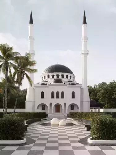  Mosque 3d model 3D model
