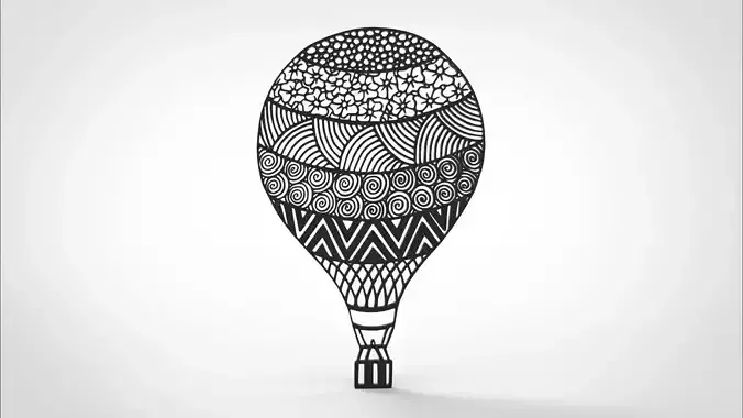 BALOON WALL FRAME ART