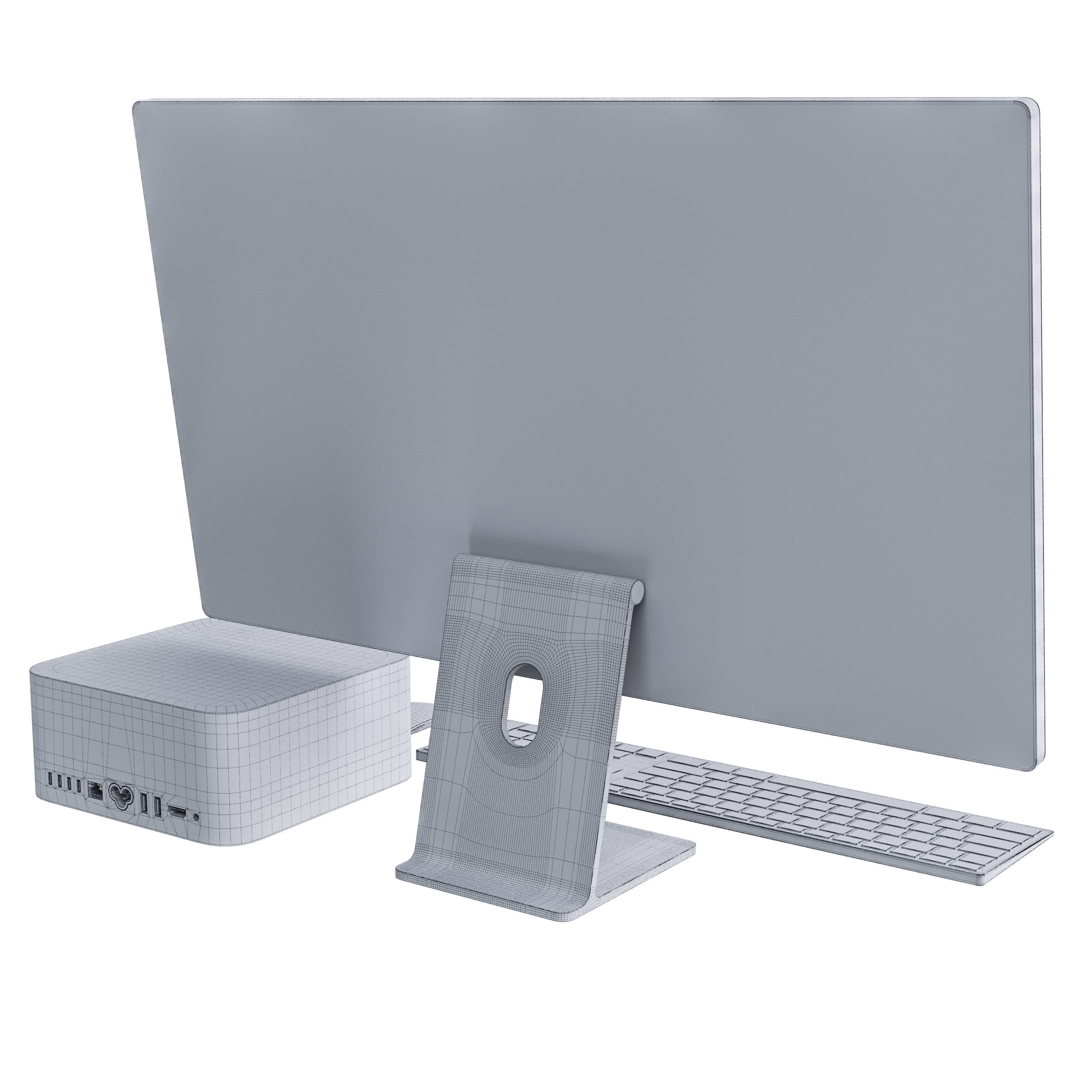 Apple Mac Studio  Studio Display 3D model_3