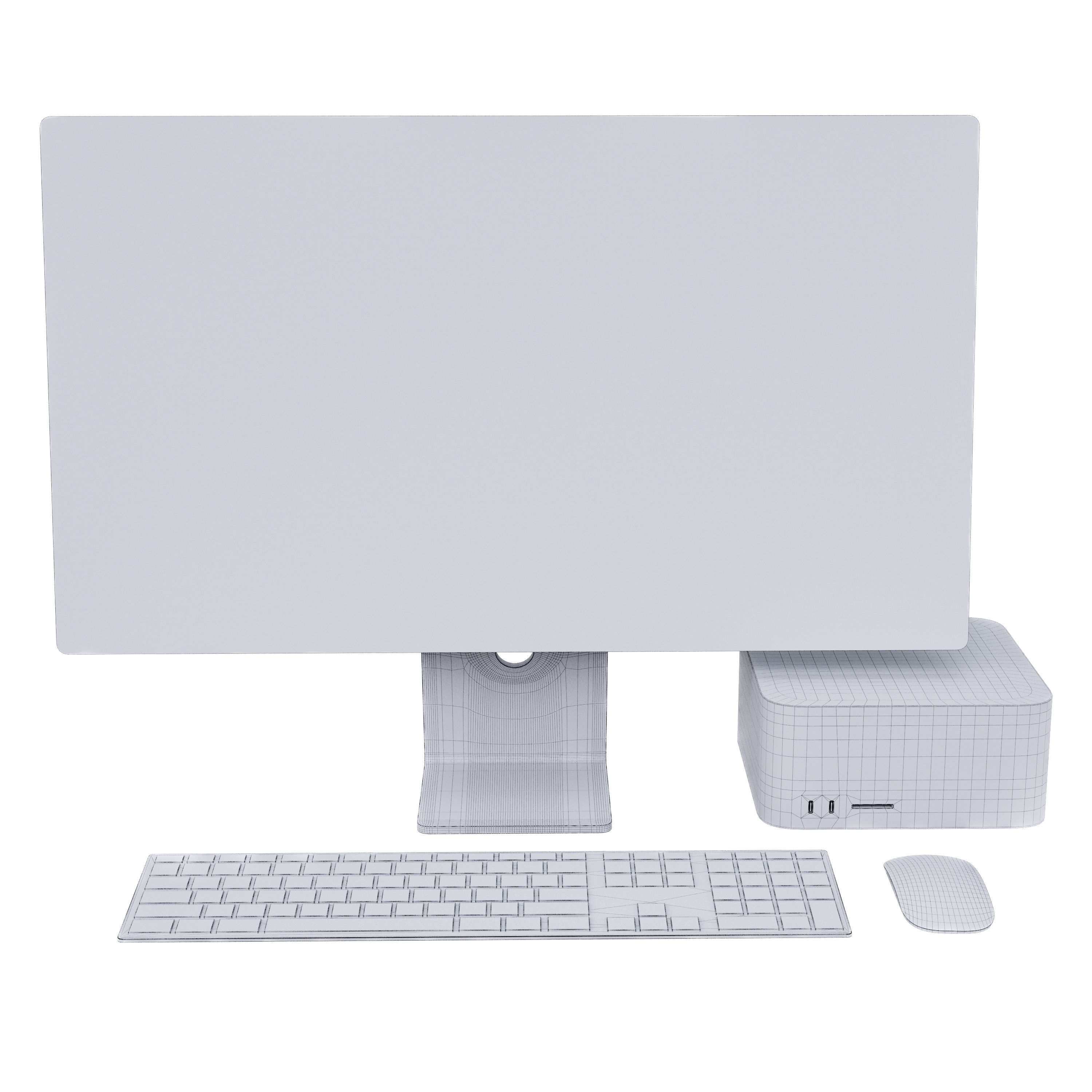 Apple Mac Studio  Studio Display 3D model_4