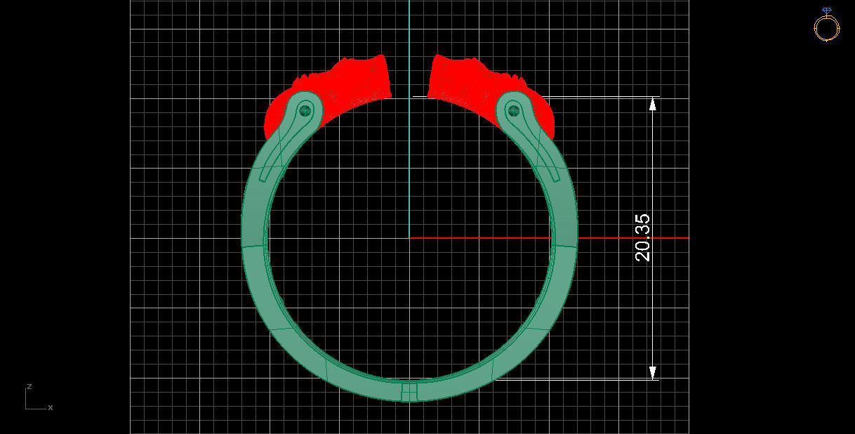 NEO MAN RING SPECIAL SERIES13 SKULL 3D print model_3