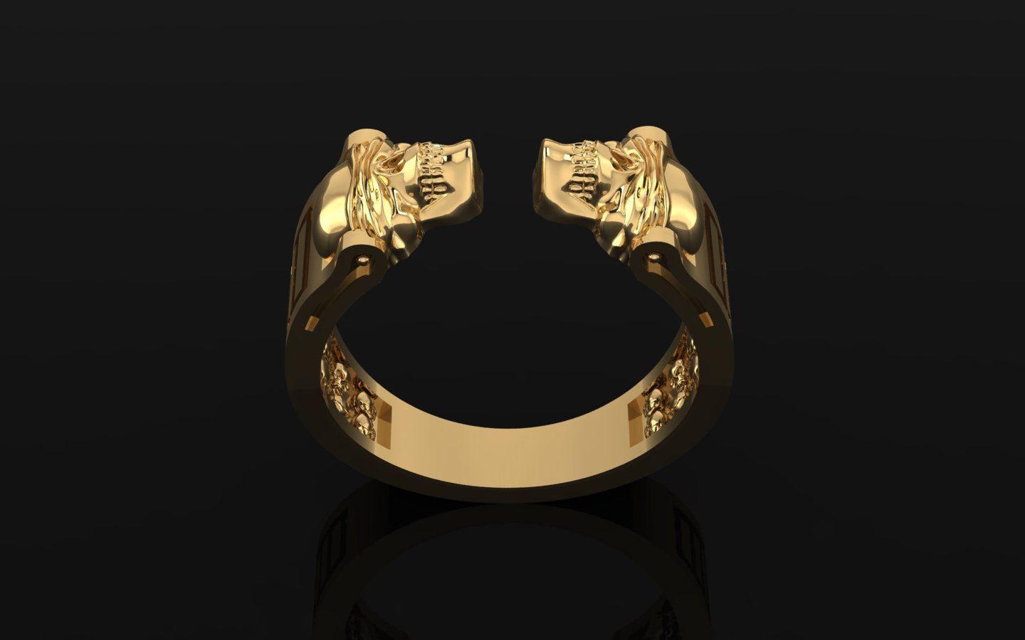 NEO MAN RING SPECIAL SERIES13 SKULL 3D print model_1