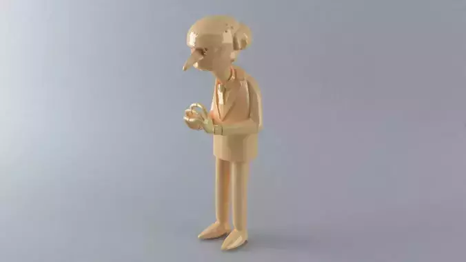 Burns The Simpsons 3D print model