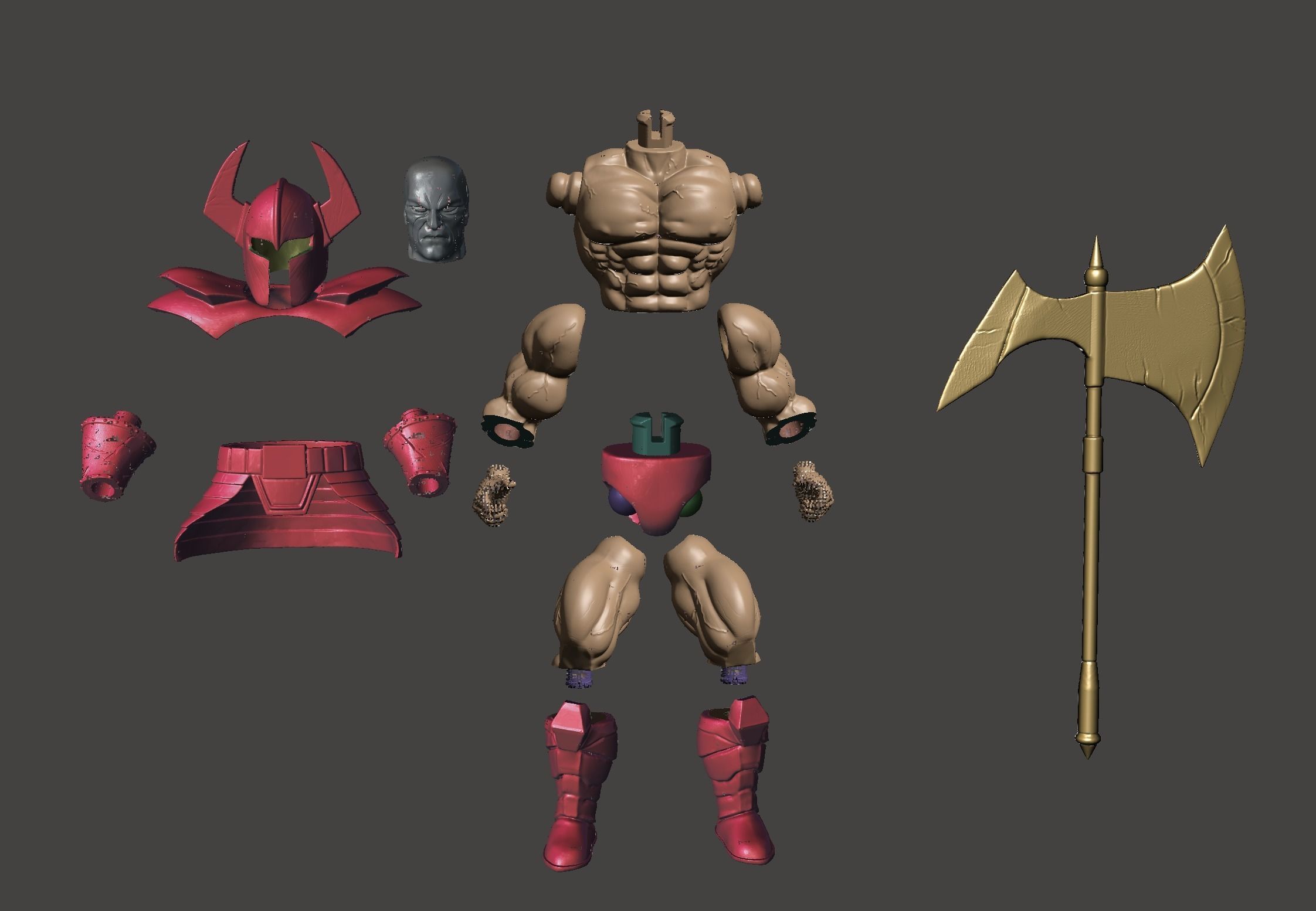DEATH ADDER - GOLDEN AXE  3D print model_6