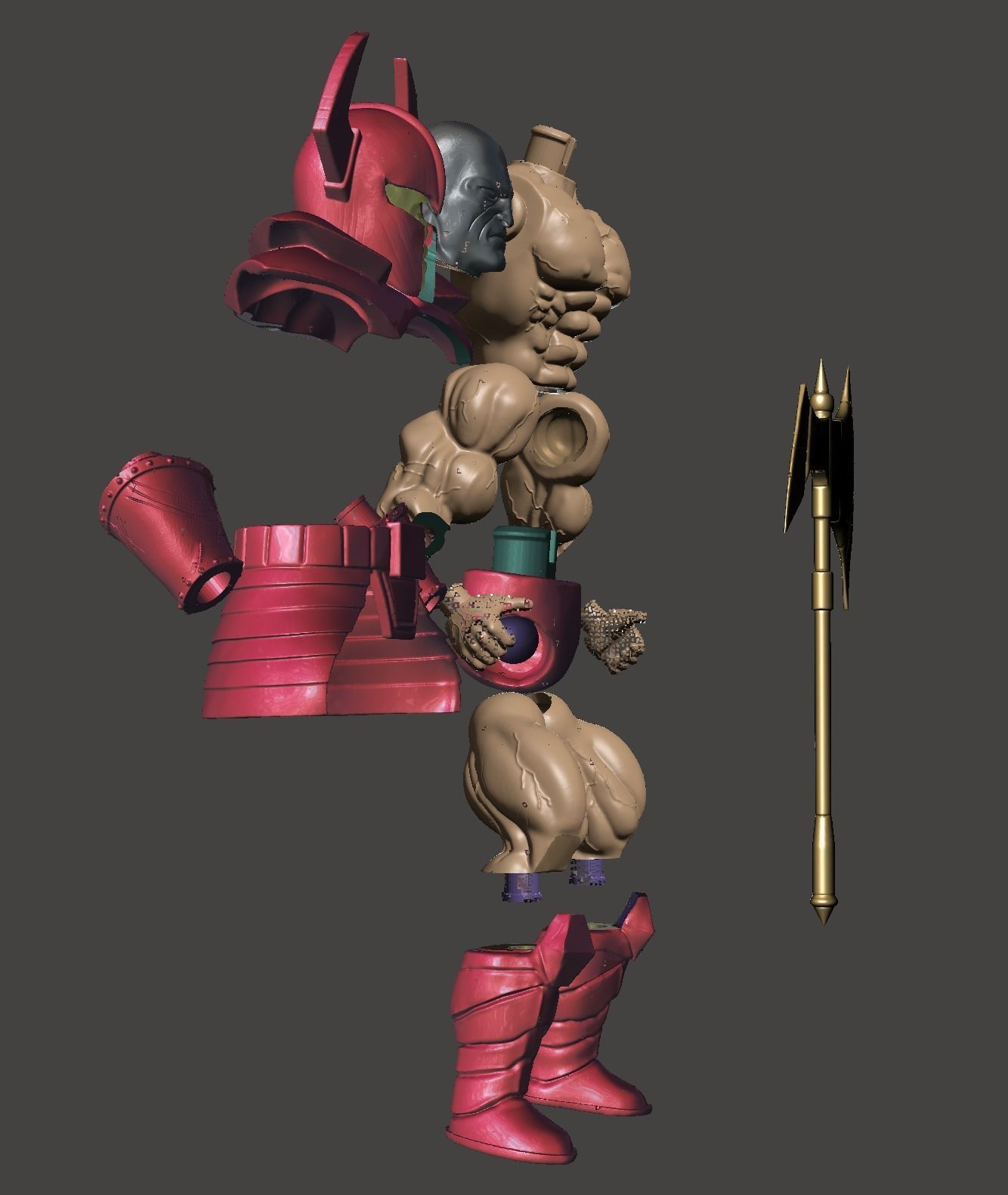 DEATH ADDER - GOLDEN AXE  3D print model_8