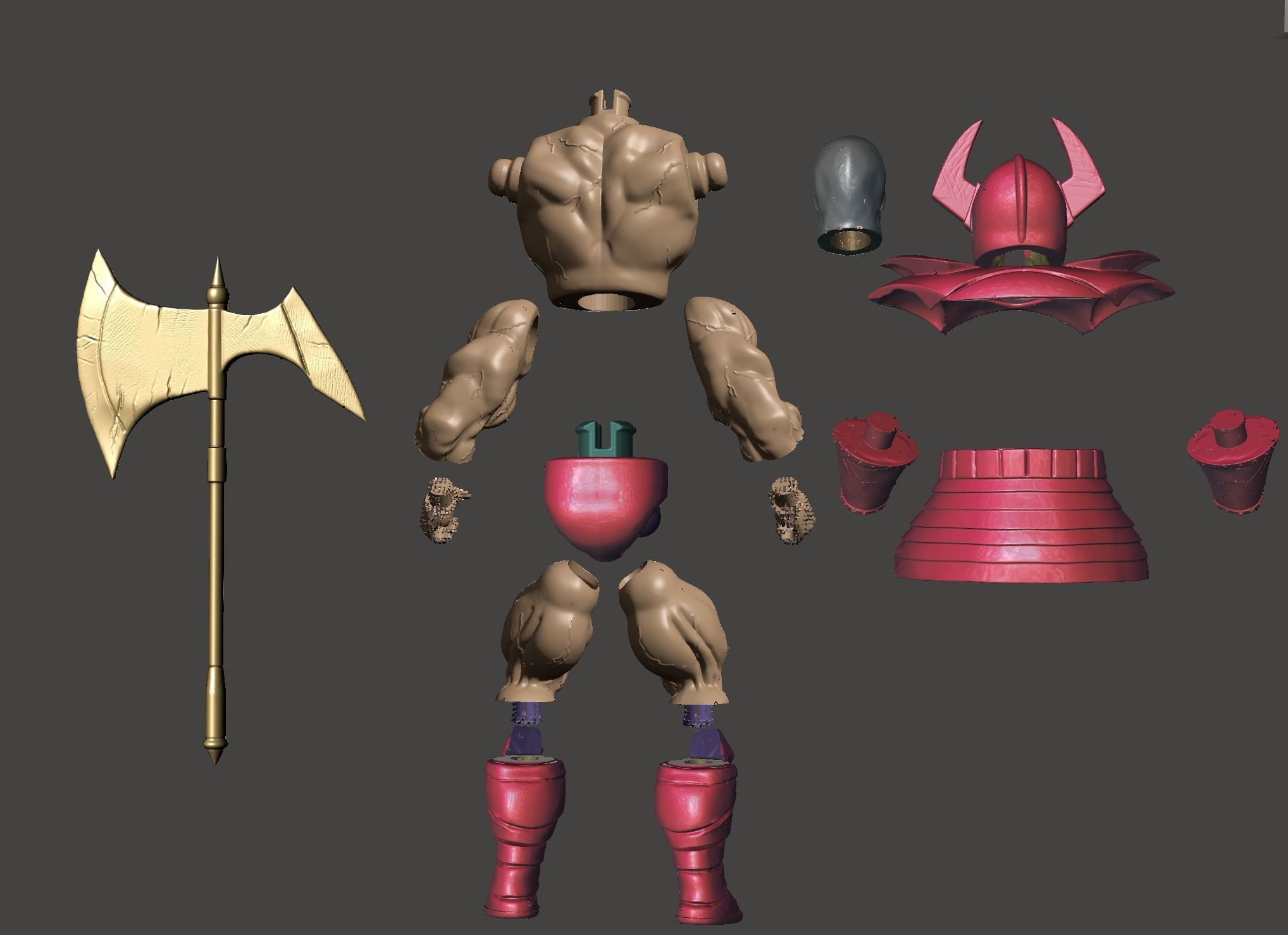 DEATH ADDER - GOLDEN AXE  3D print model_7