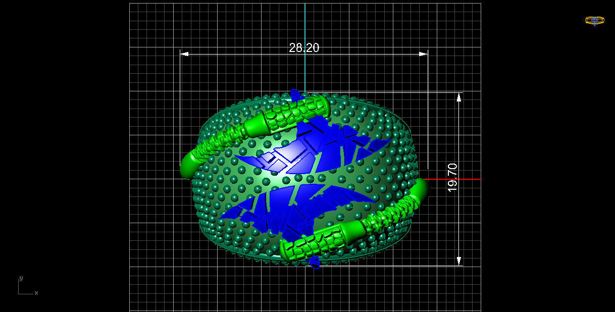 NEO MAN RING SPECIAL SERIES9  3D print model_3