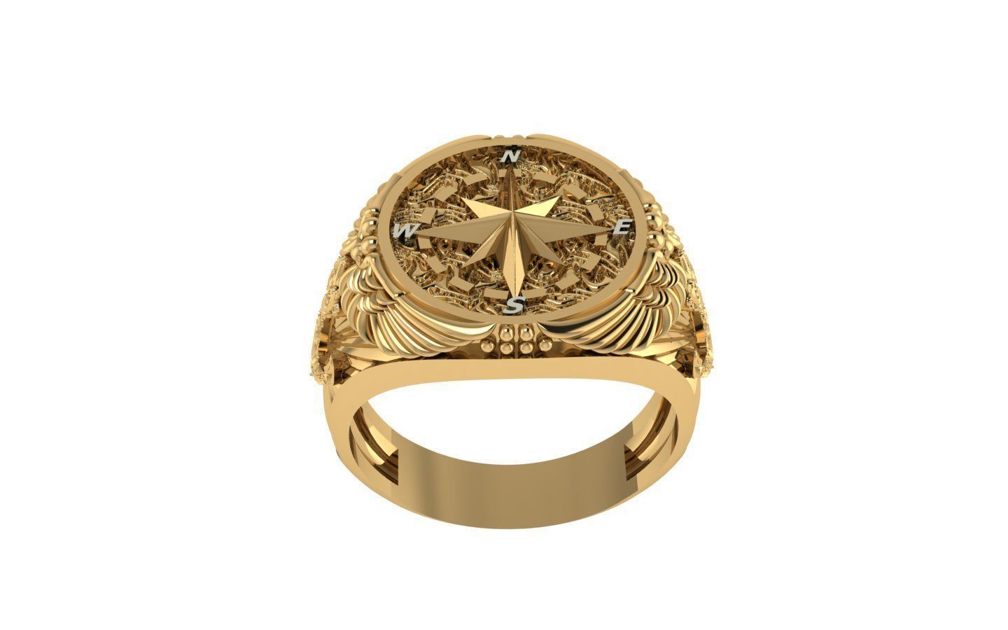 NEO MAN RING SPECIAL SERIES8 COMPASS 3D print model_1