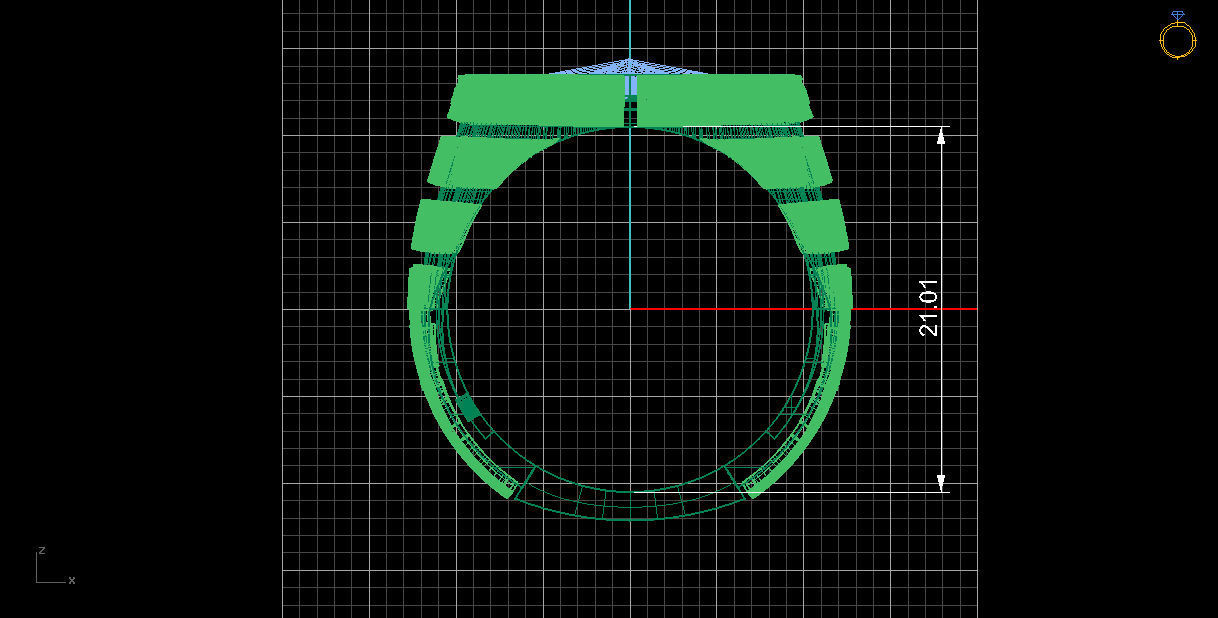 NEO MAN RING SPECIAL SERIES7 COMPASS 3D print model_3