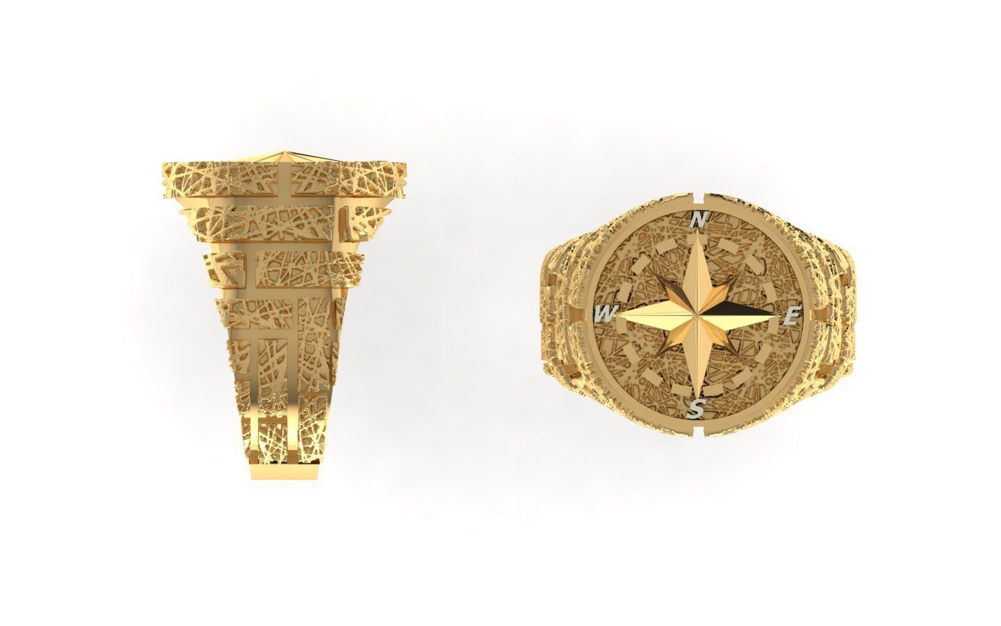 NEO MAN RING SPECIAL SERIES7 COMPASS 3D print model_2