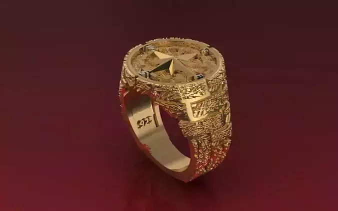 NEO MAN RING SPECIAL SERIES7 COMPASS