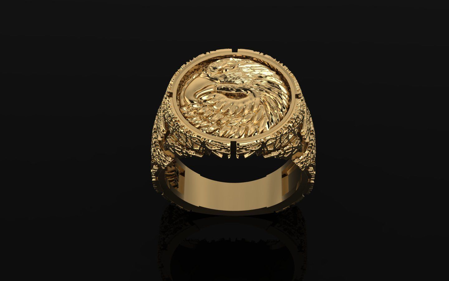 NEO MAN RING SPECIAL SERIES6 EAGLE 3D print model_1