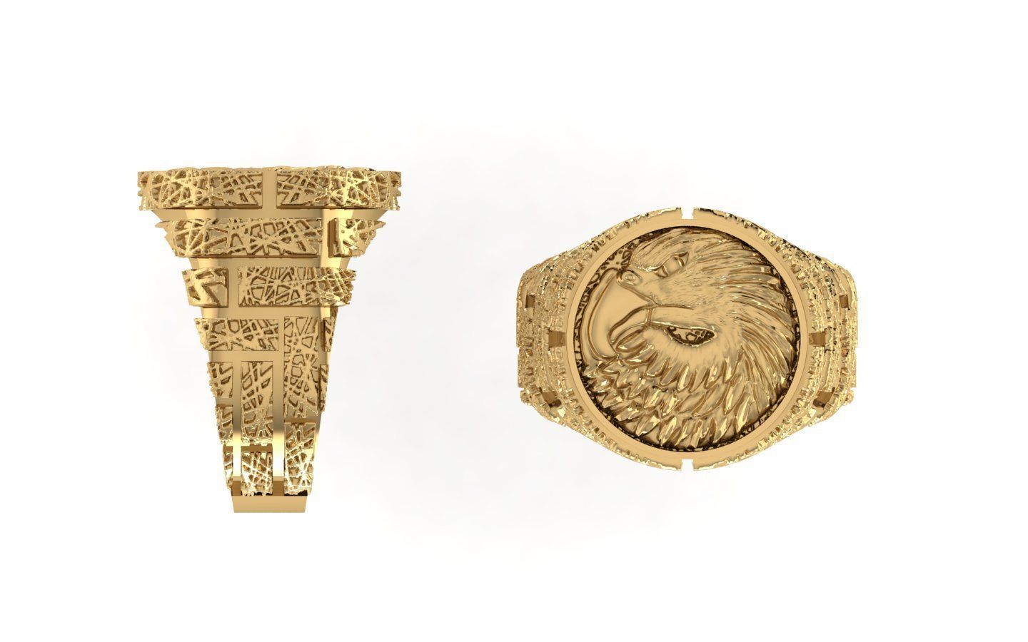 NEO MAN RING SPECIAL SERIES6 EAGLE 3D print model_2