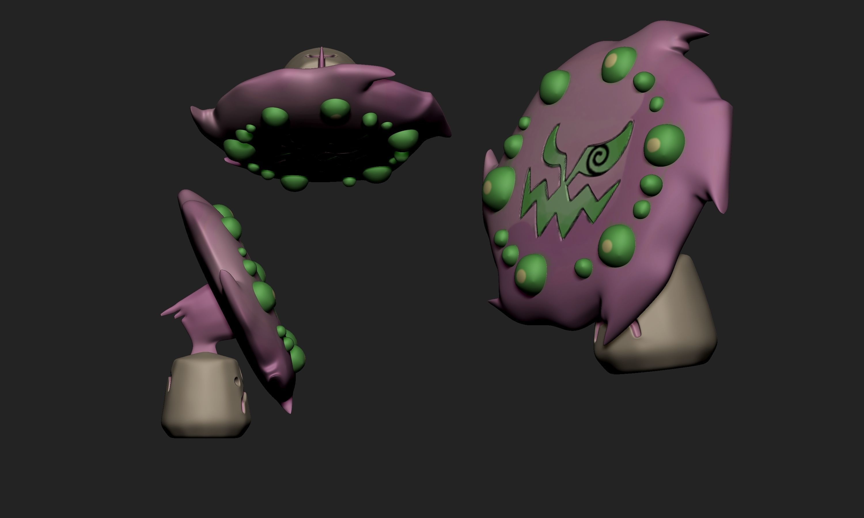 Pokemon - Spiritomb 3D print model_3
