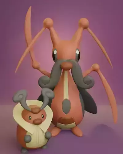 Pokemon - Kricketot and Kricketune