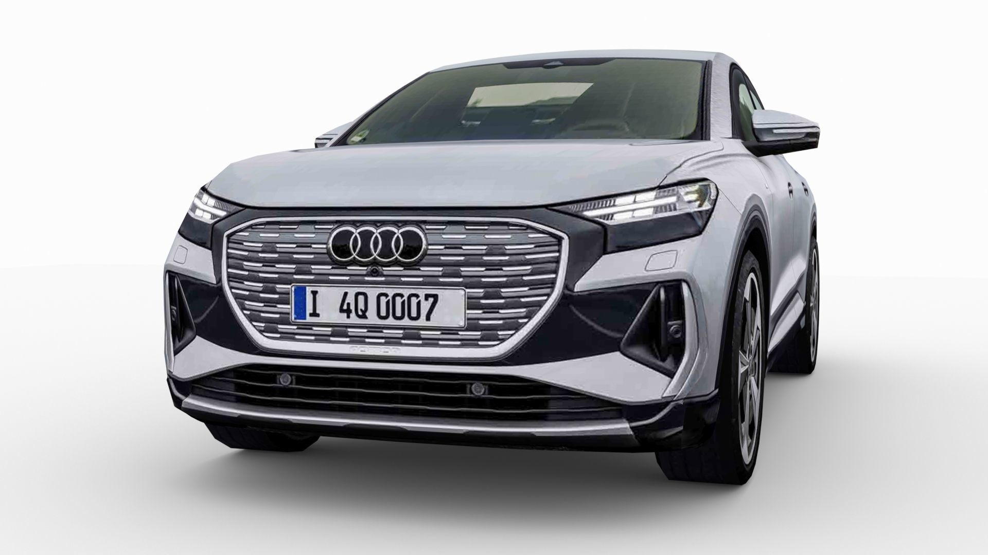 Audi Q4 Sportback e-tron 2022 Low-poly 3D model_1