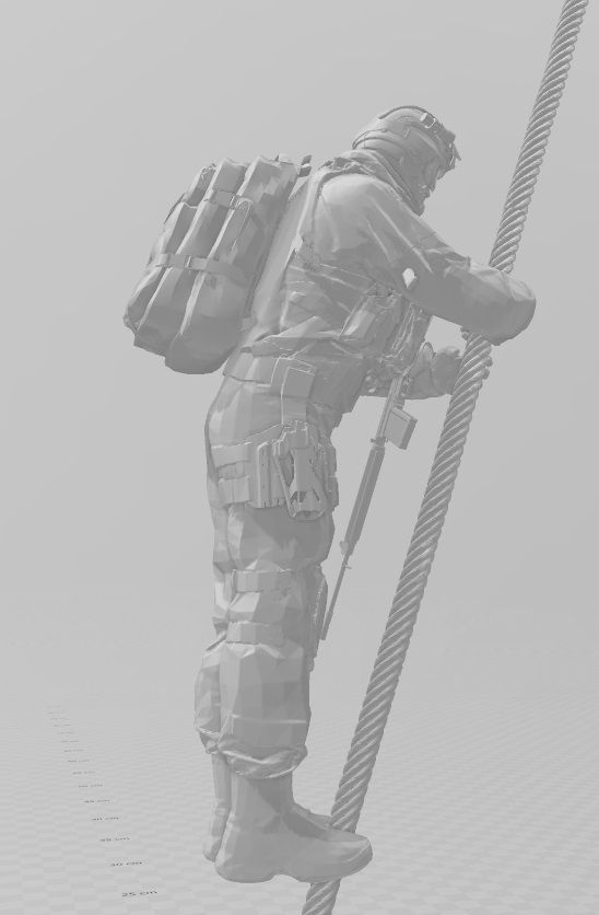 Assault soldier 3D print model_1