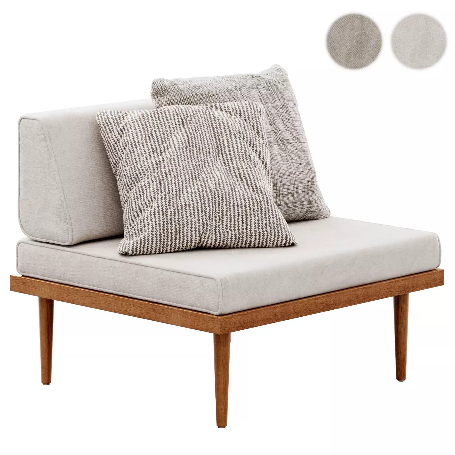 Armchair by Casara Modern 3D model_0