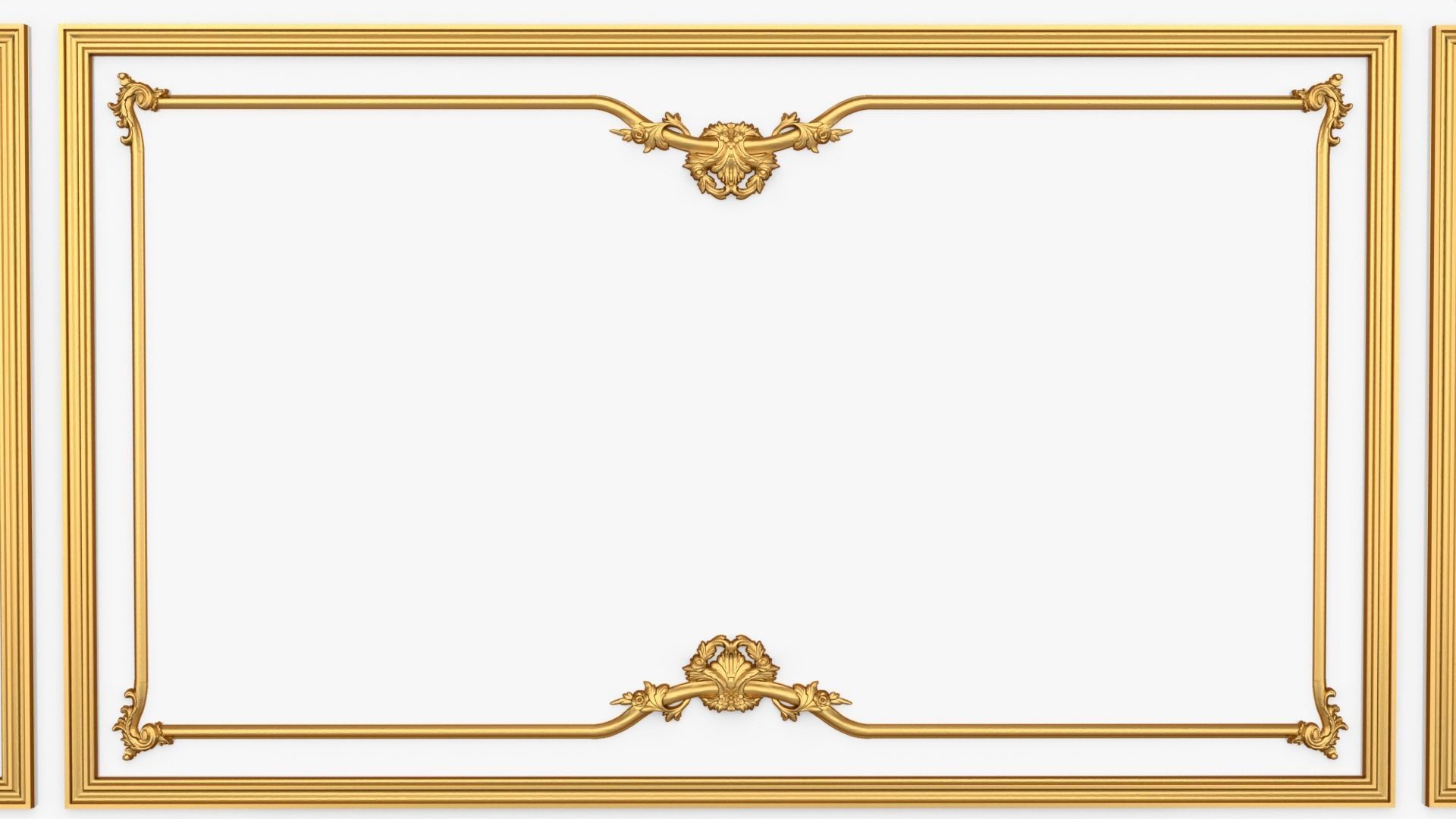 Classic decor ornament 114 3D model_1