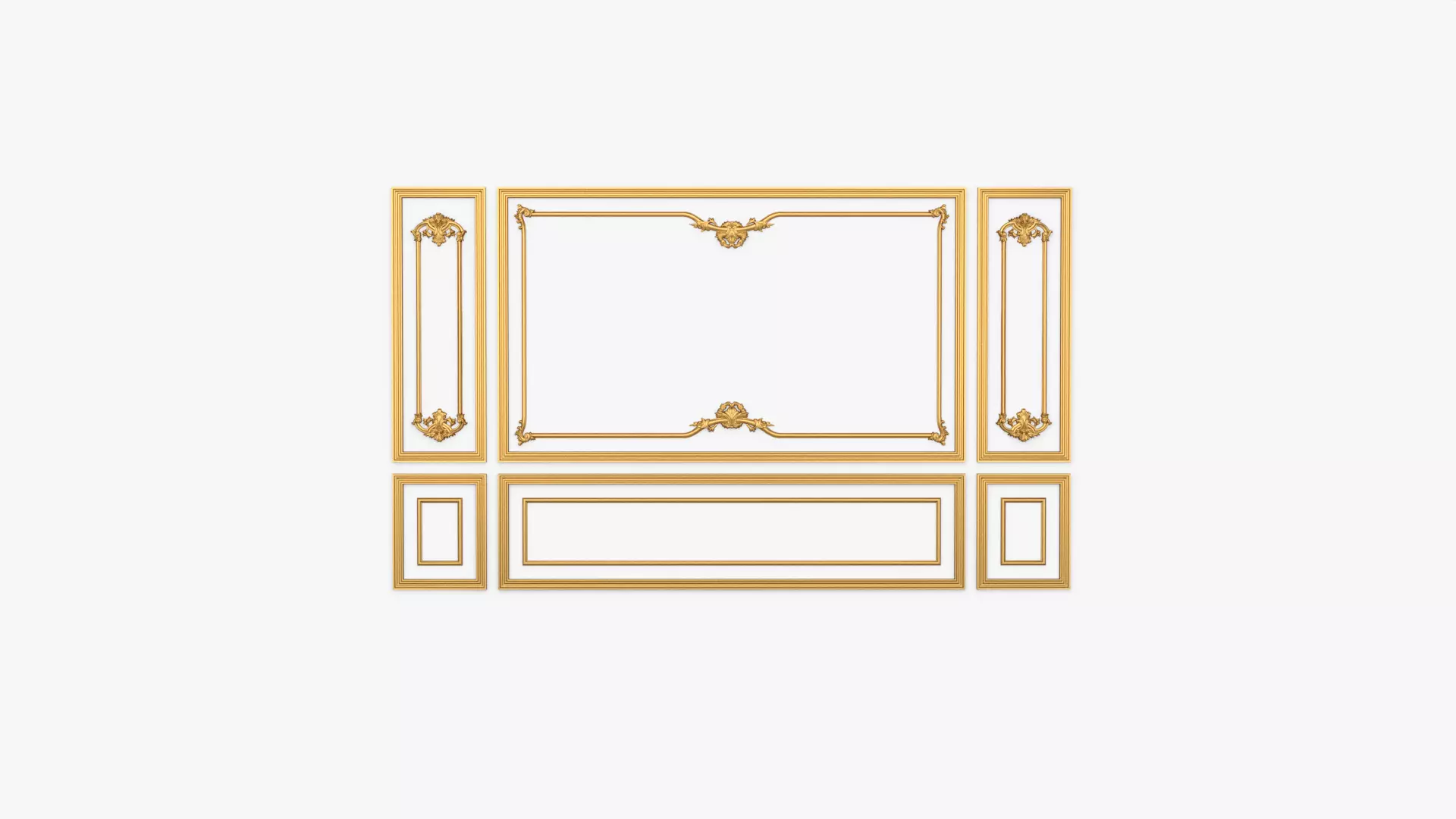 Classic decor ornament 114 3D model_0