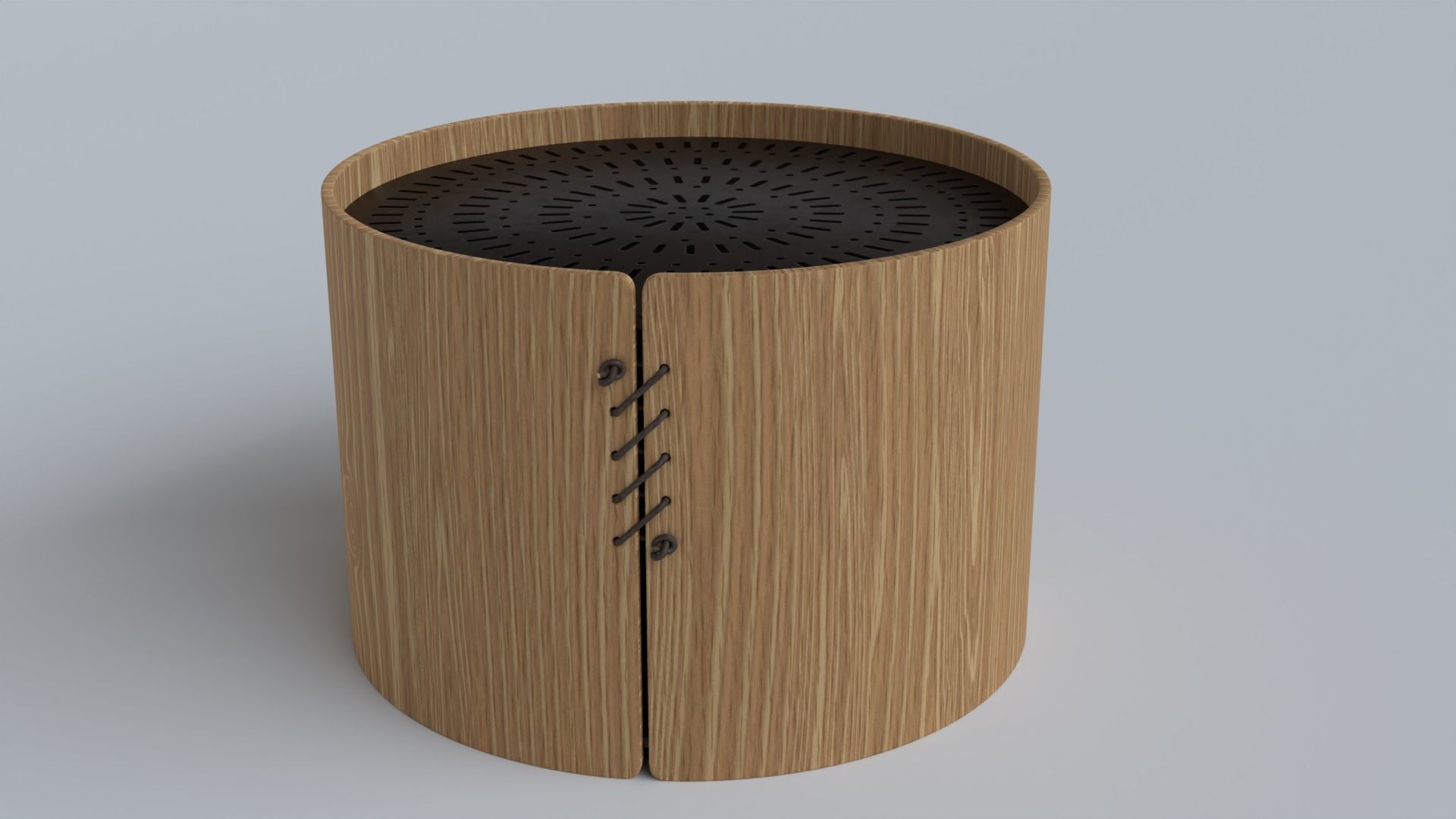 SETACCI  Wooden coffee table By AMURA 3D model_4